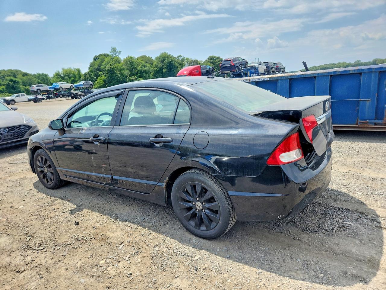 2010 Honda Civic Ex Black vin: 2HGFA1F87AH556203