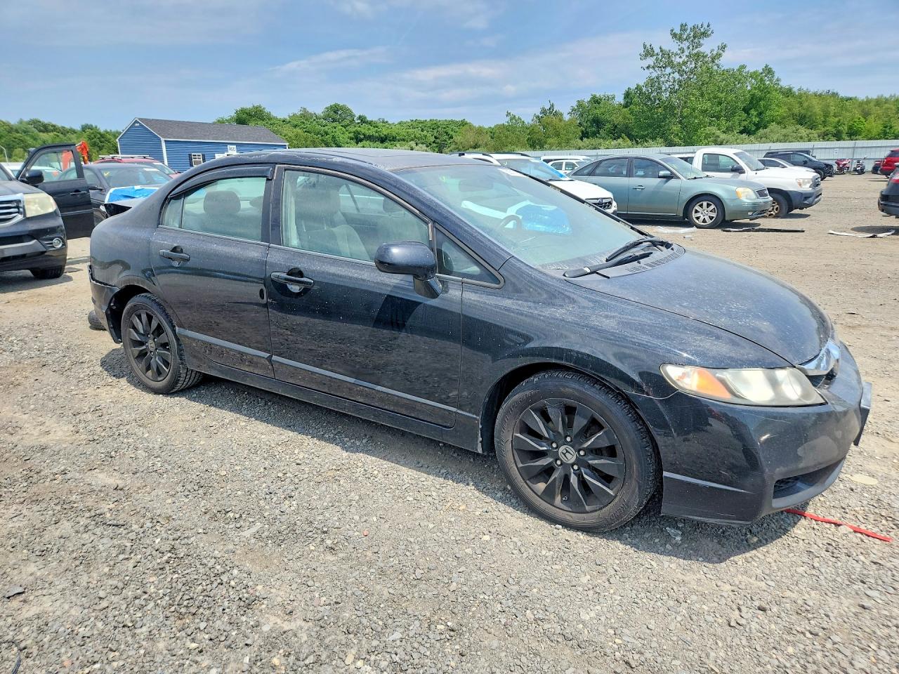 2010 Honda Civic Ex Black vin: 2HGFA1F87AH556203