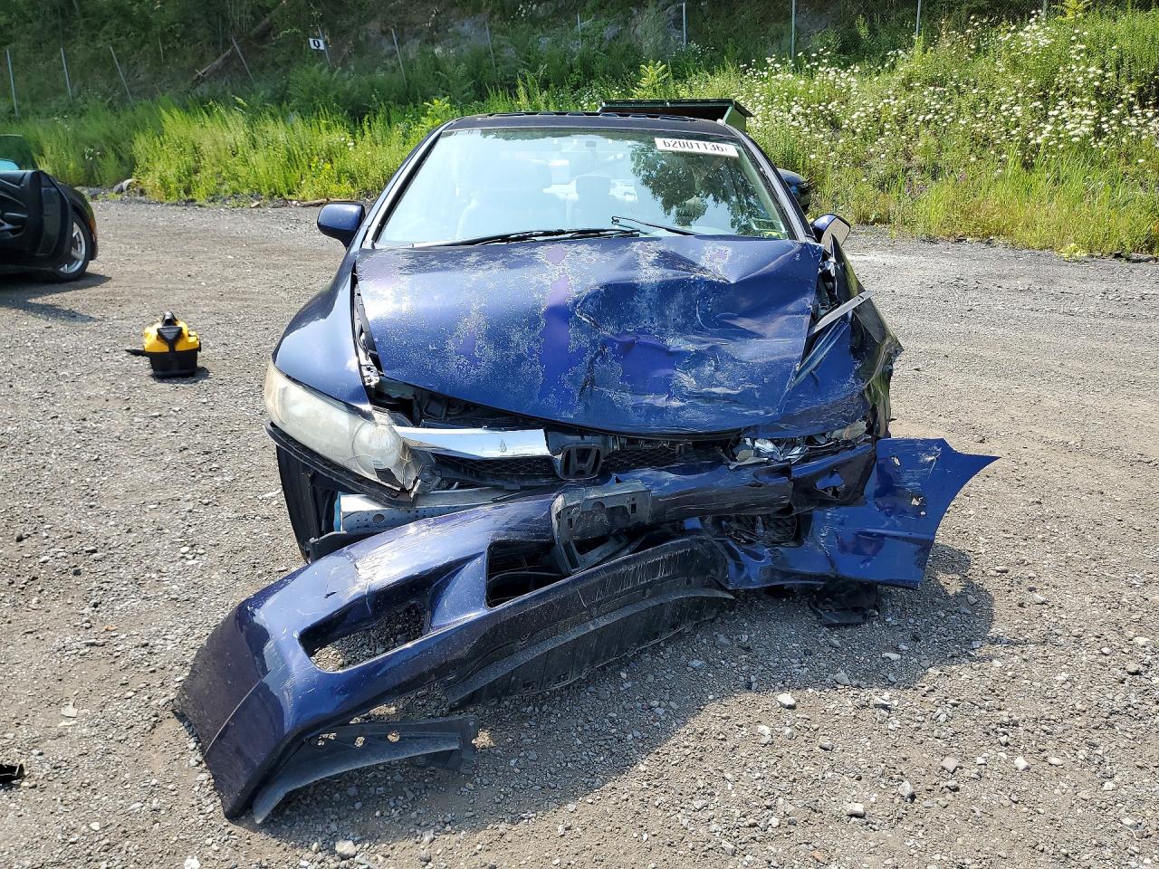 2011 Honda Civic Ex Blue vin: 2HGFA1F87BH500232