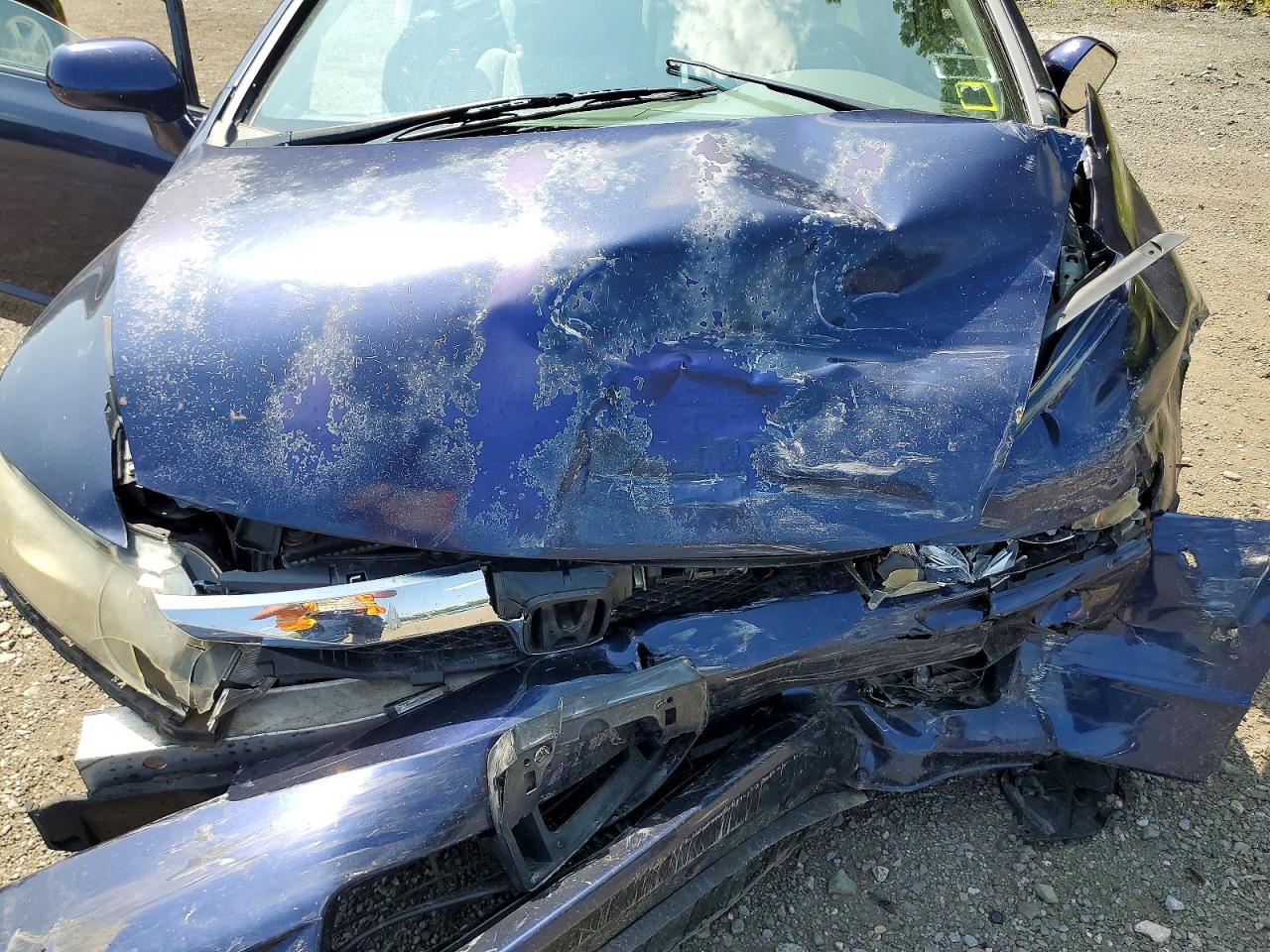 2011 Honda Civic Ex Blue vin: 2HGFA1F87BH500232