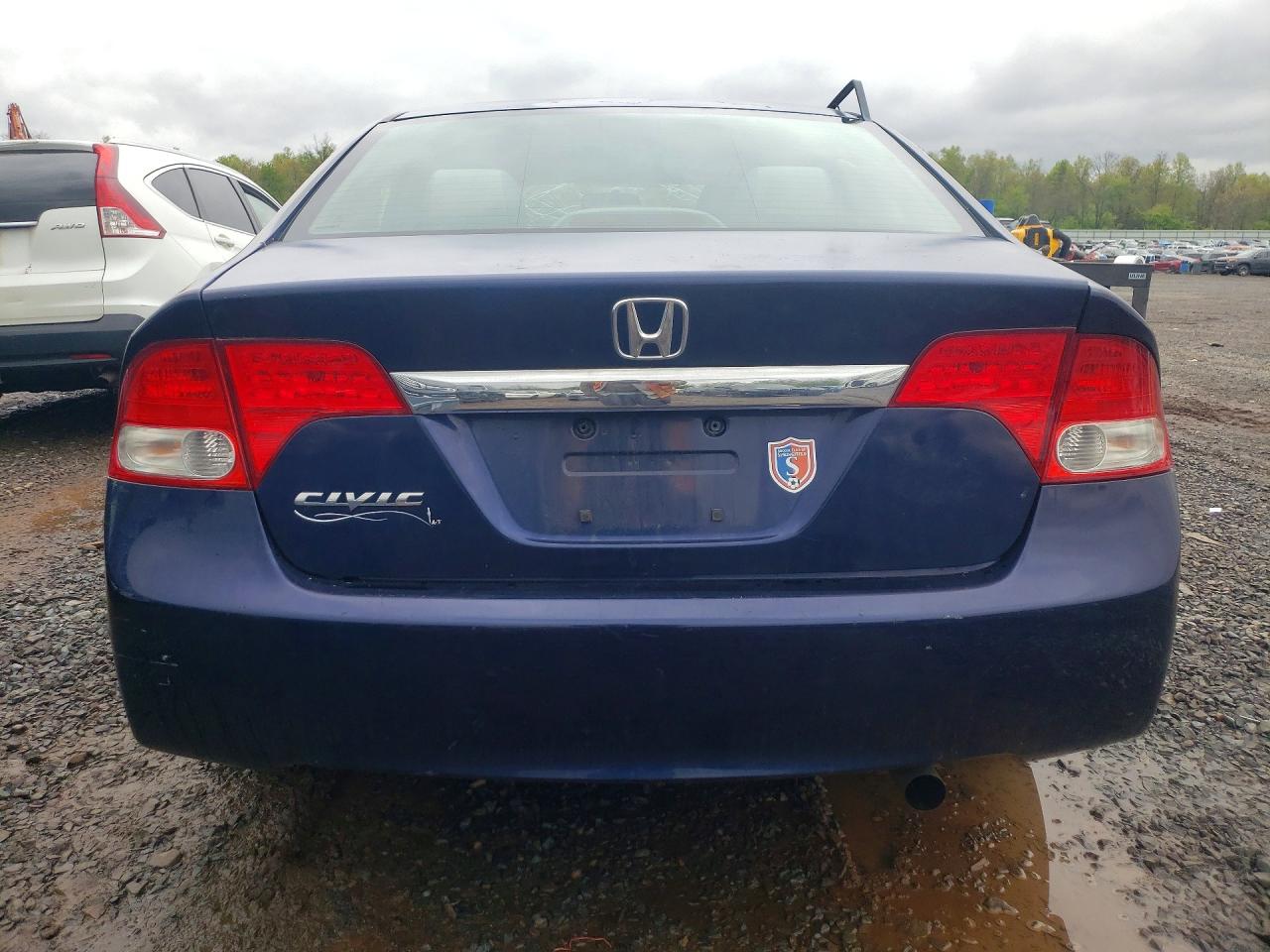 2011 Honda Civic Ex Blue vin: 2HGFA1F87BH500263