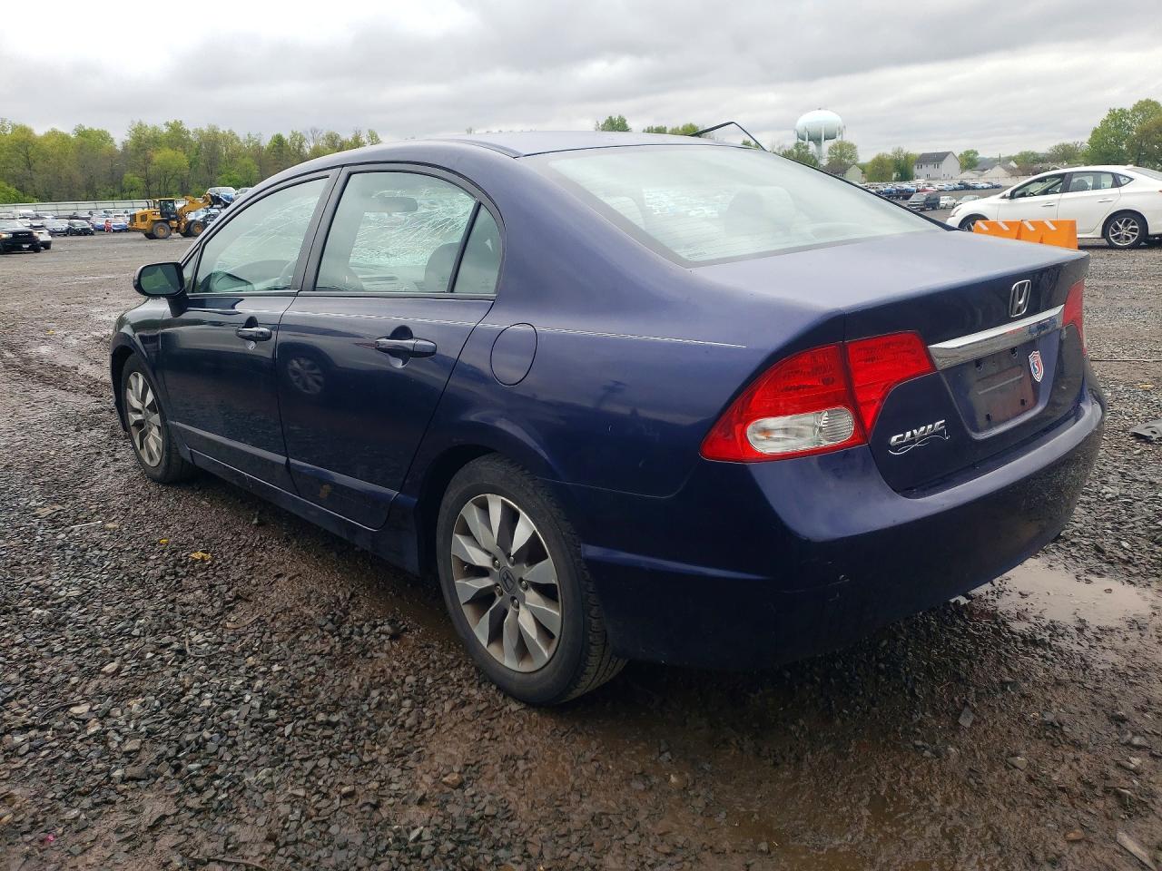 2011 Honda Civic Ex Blue vin: 2HGFA1F87BH500263