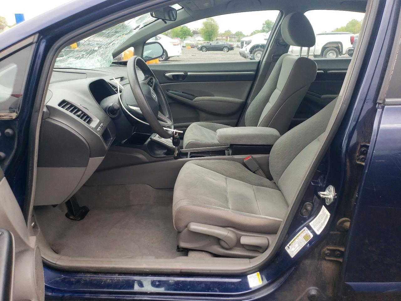 2011 Honda Civic Ex Blue vin: 2HGFA1F87BH500263