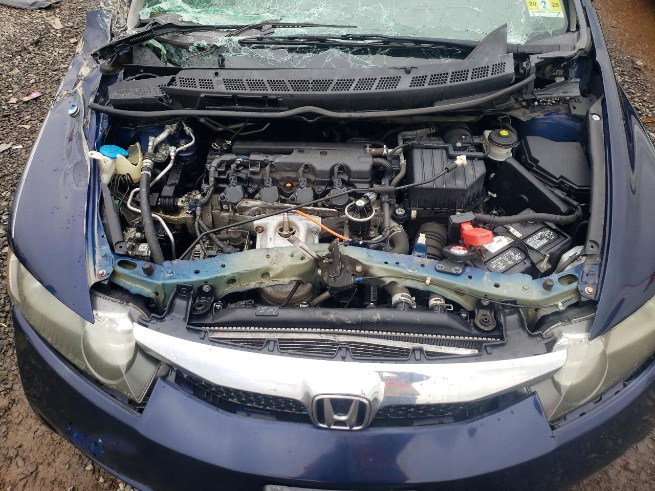 2011 Honda Civic Ex Blue vin: 2HGFA1F87BH500263