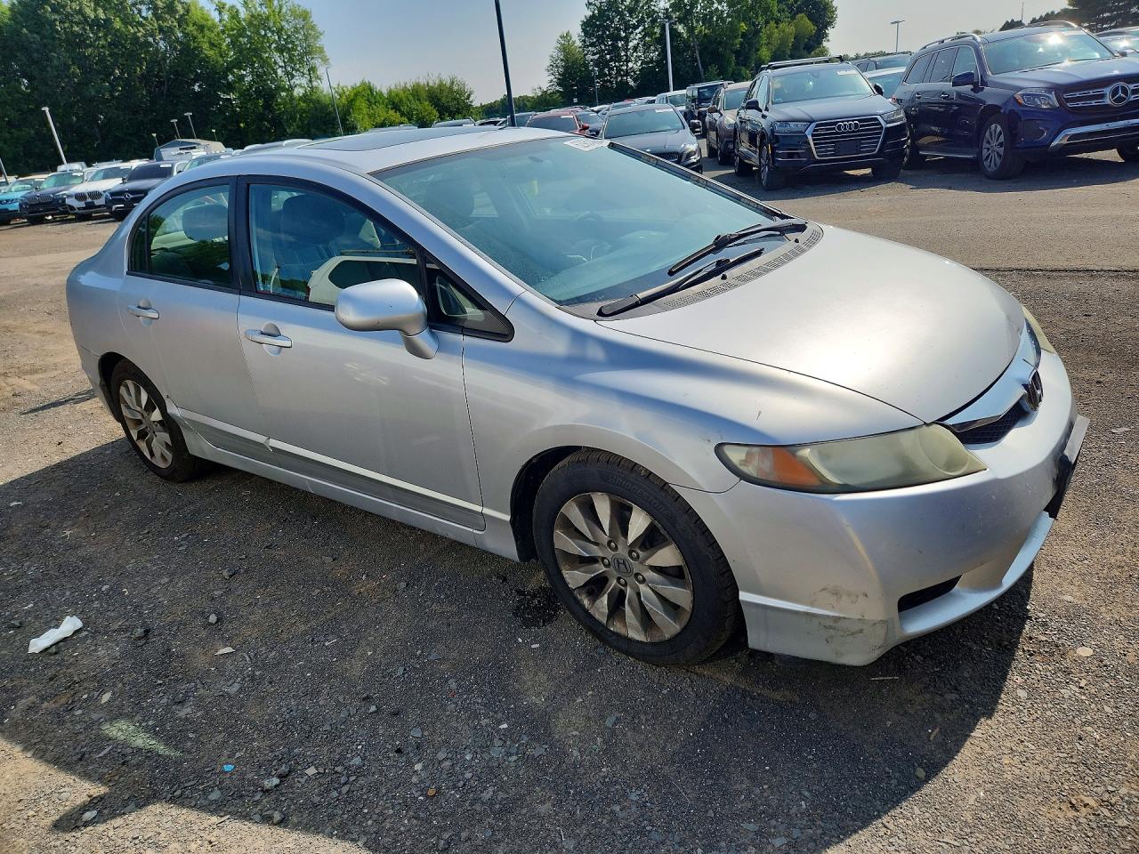 2011 Honda Civic Ex Silver vin: 2HGFA1F87BH515118