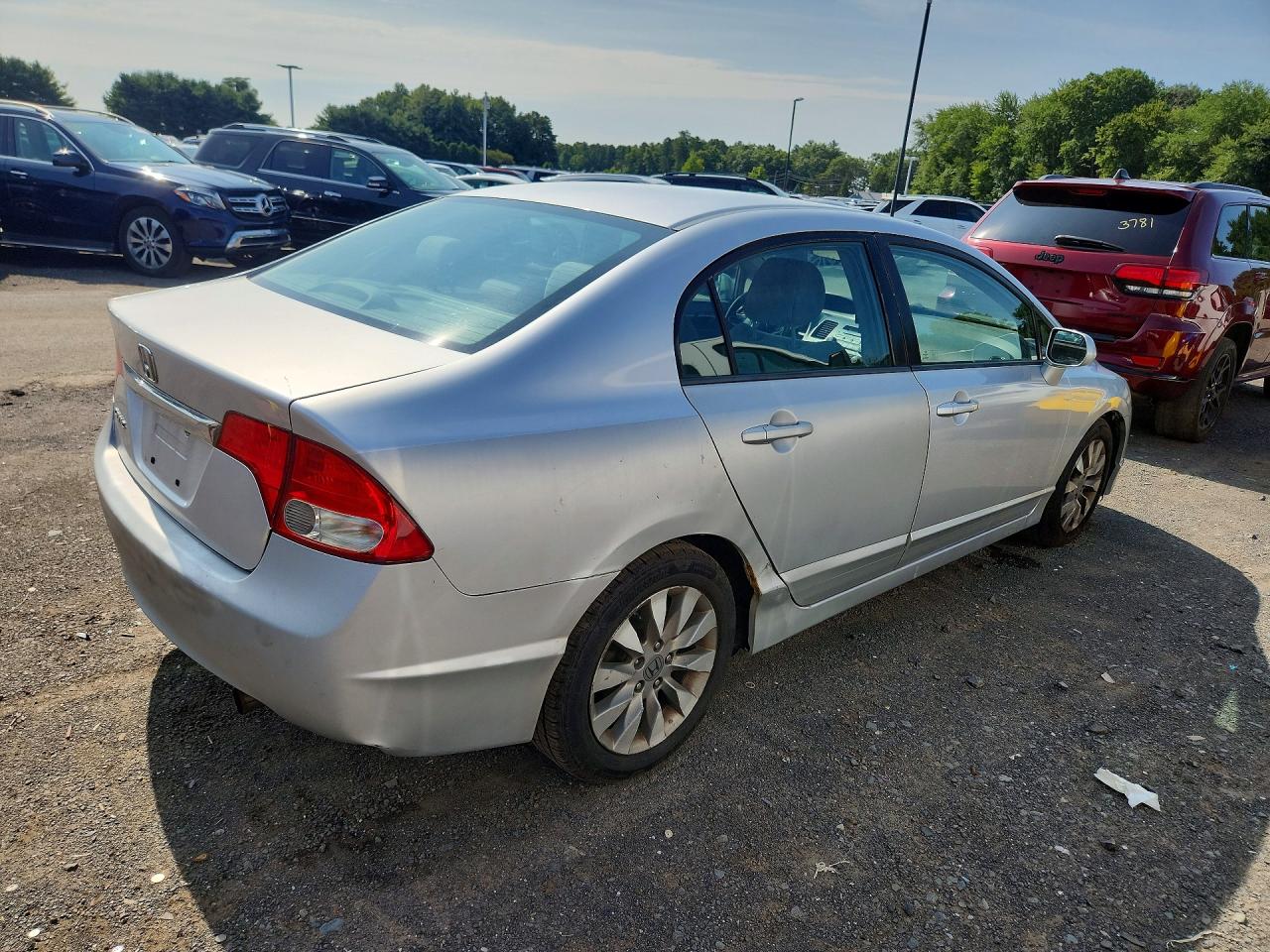 2011 Honda Civic Ex Silver vin: 2HGFA1F87BH515118