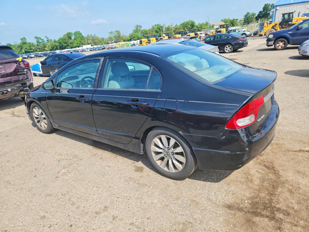 2011 Honda Civic Ex Black vin: 2HGFA1F87BH546949
