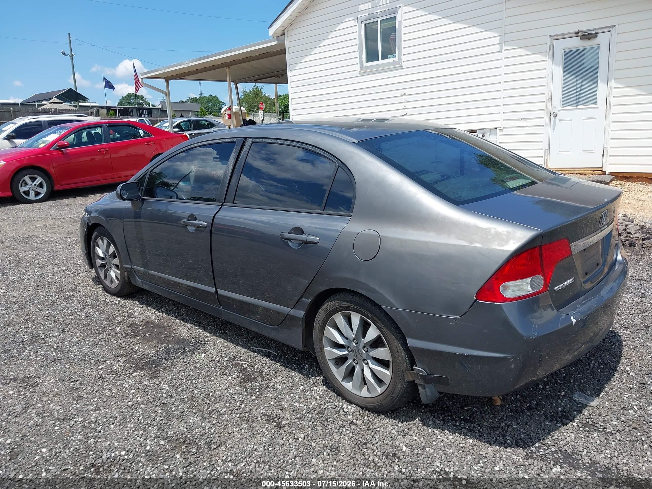 2010 Honda Civic Ex Серый vin: 2HGFA1F88AH311393