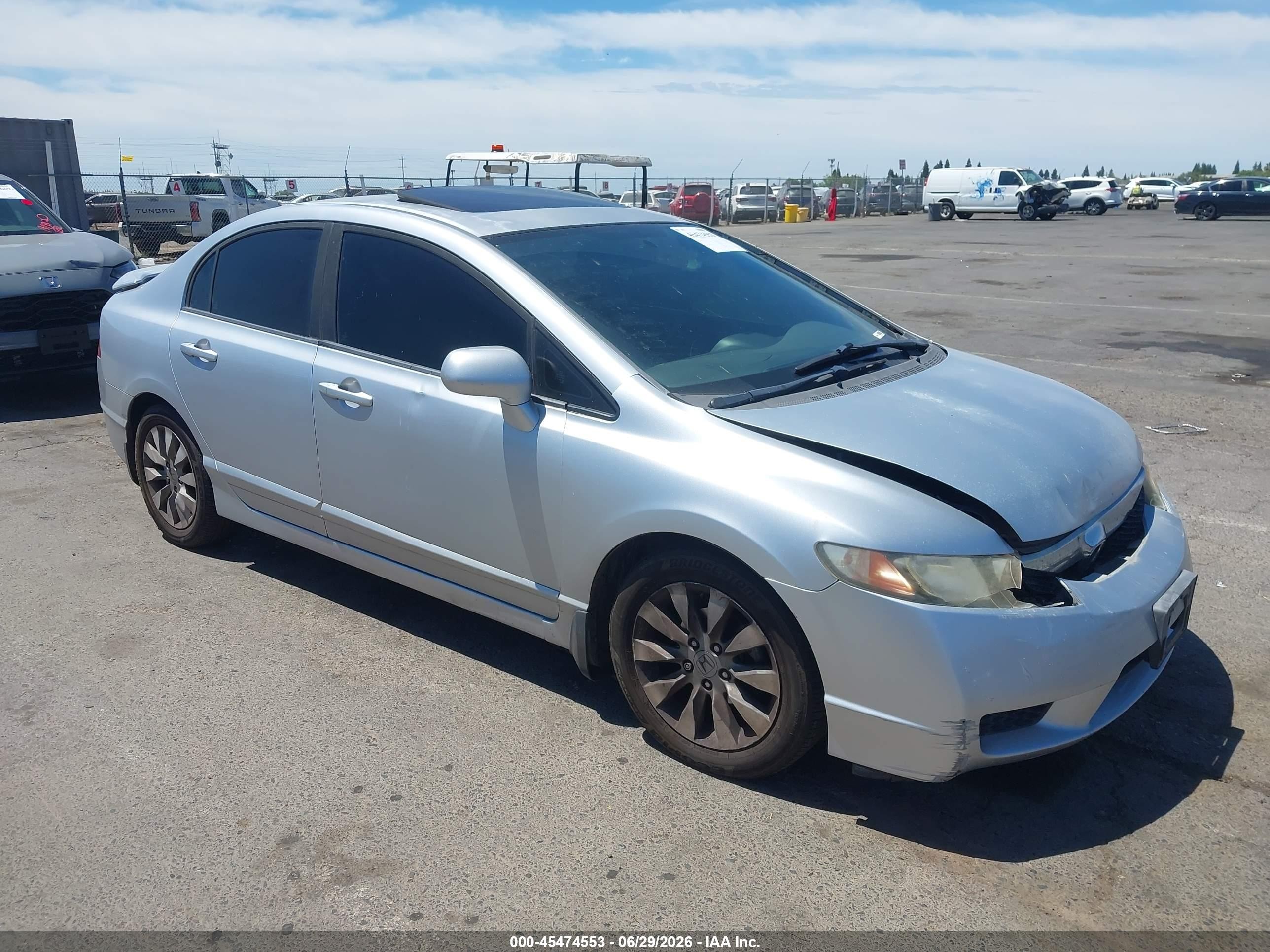 2010 Honda Civic Ex Silver vin: 2HGFA1F88AH504806