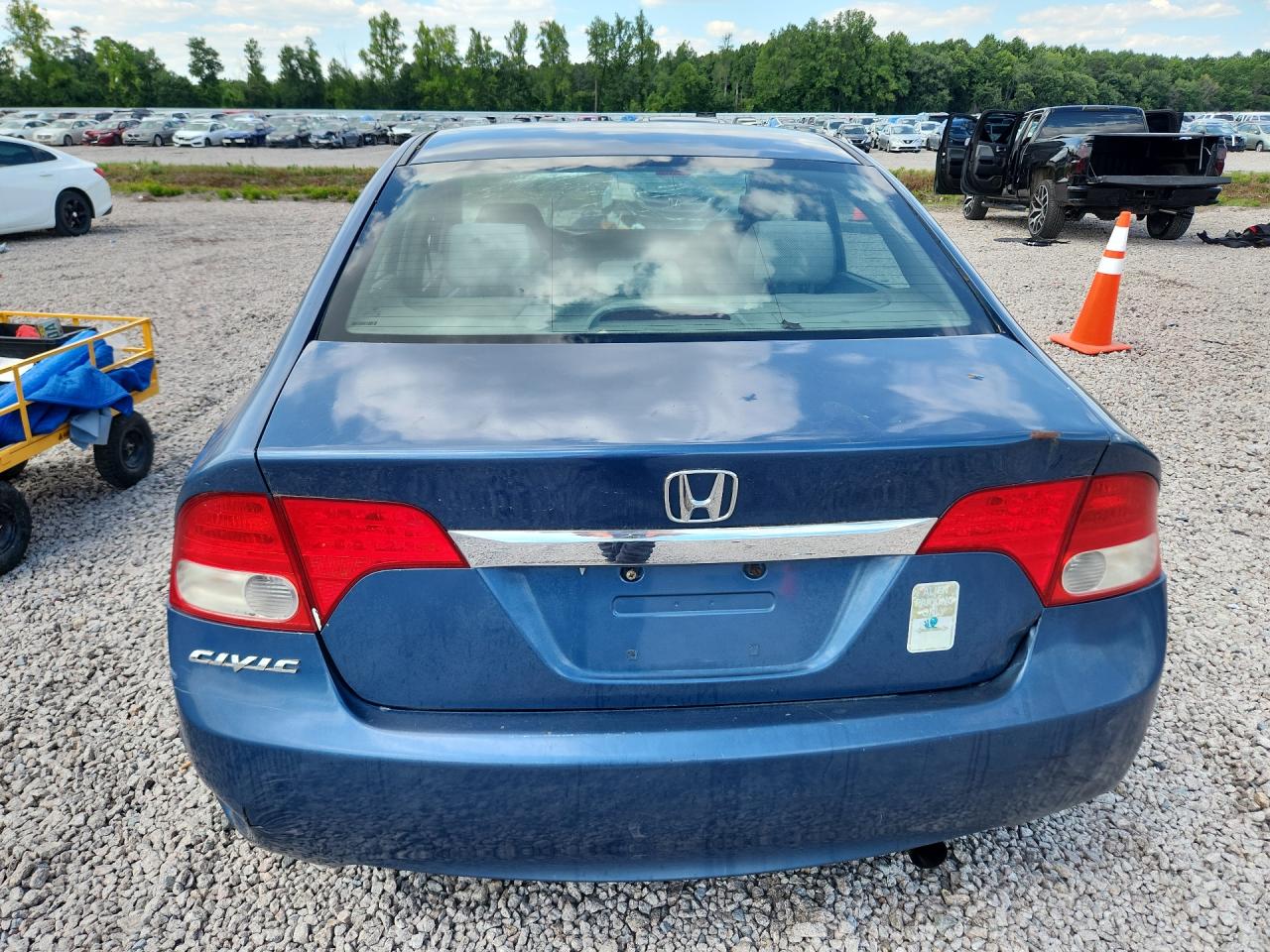 2010 Honda Civic Ex Blue vin: 2HGFA1F88AH505552