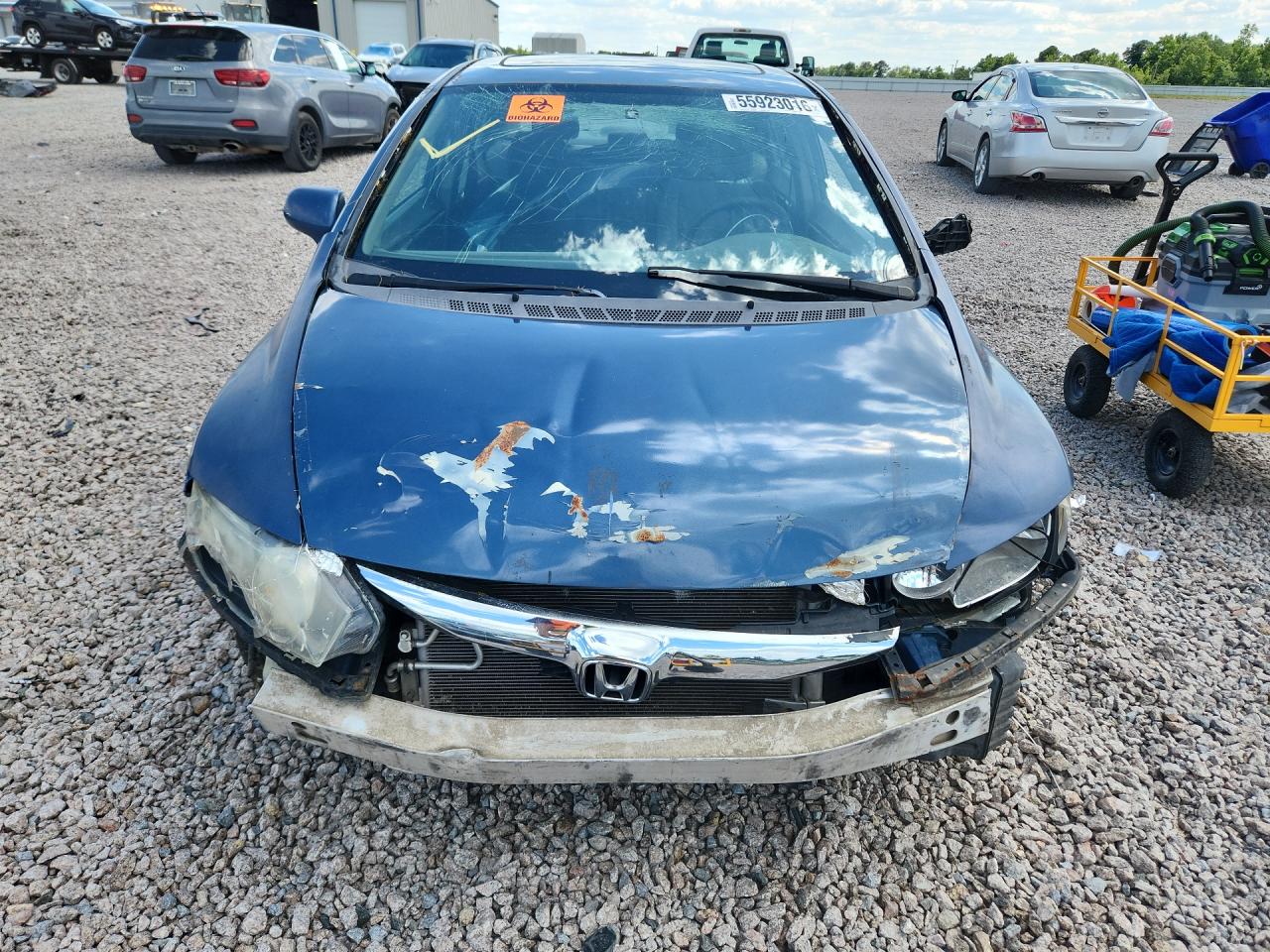 2010 Honda Civic Ex Blue vin: 2HGFA1F88AH505552