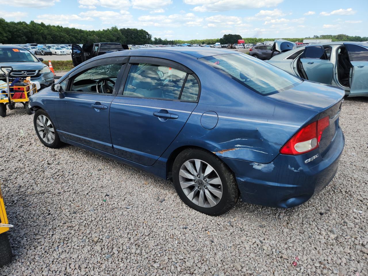 2010 Honda Civic Ex Blue vin: 2HGFA1F88AH505552
