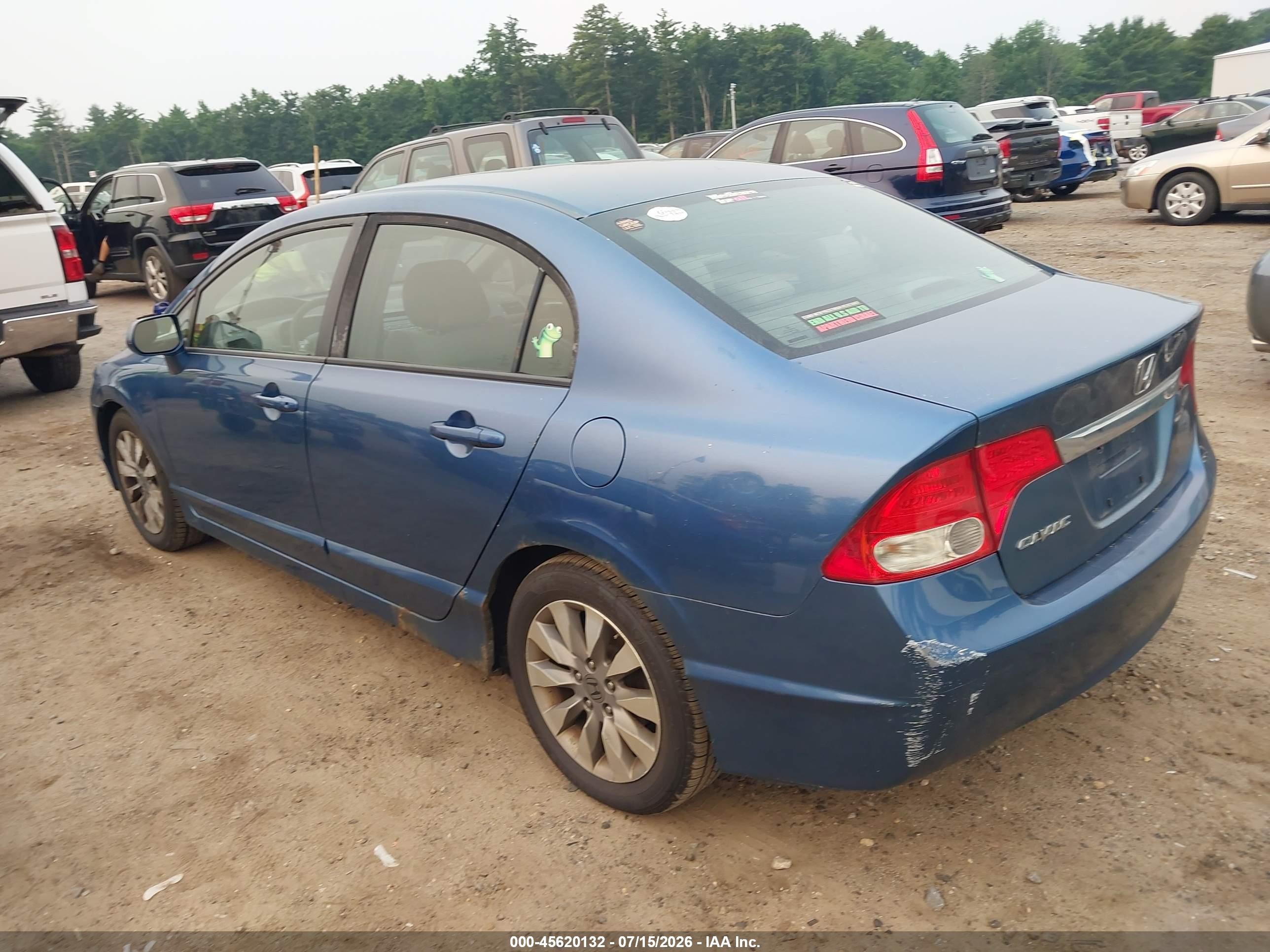 2010 Honda Civic Ex Blue vin: 2HGFA1F88AH518821