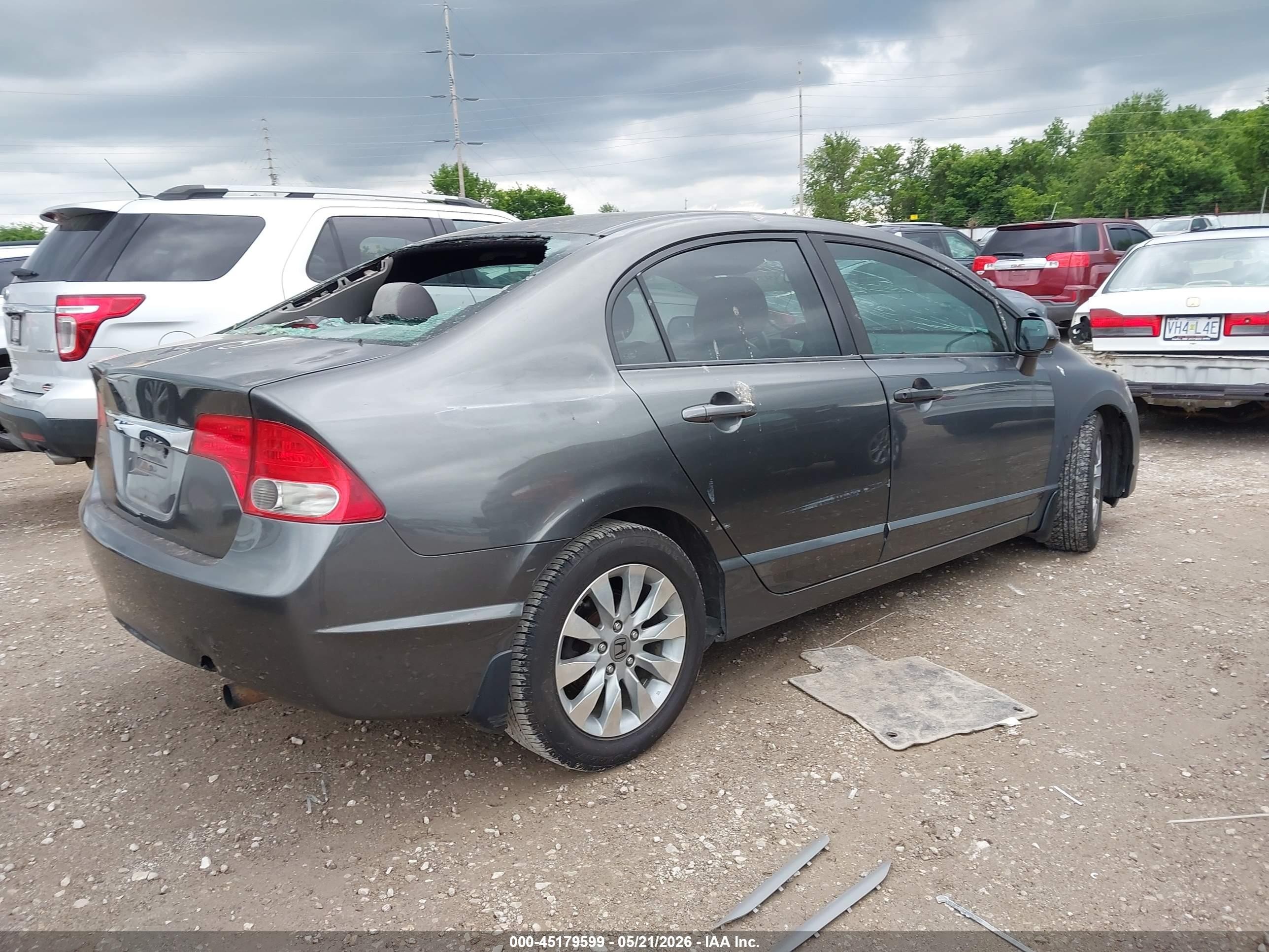 2011 Honda Civic Ex Серый vin: 2HGFA1F89BH501981