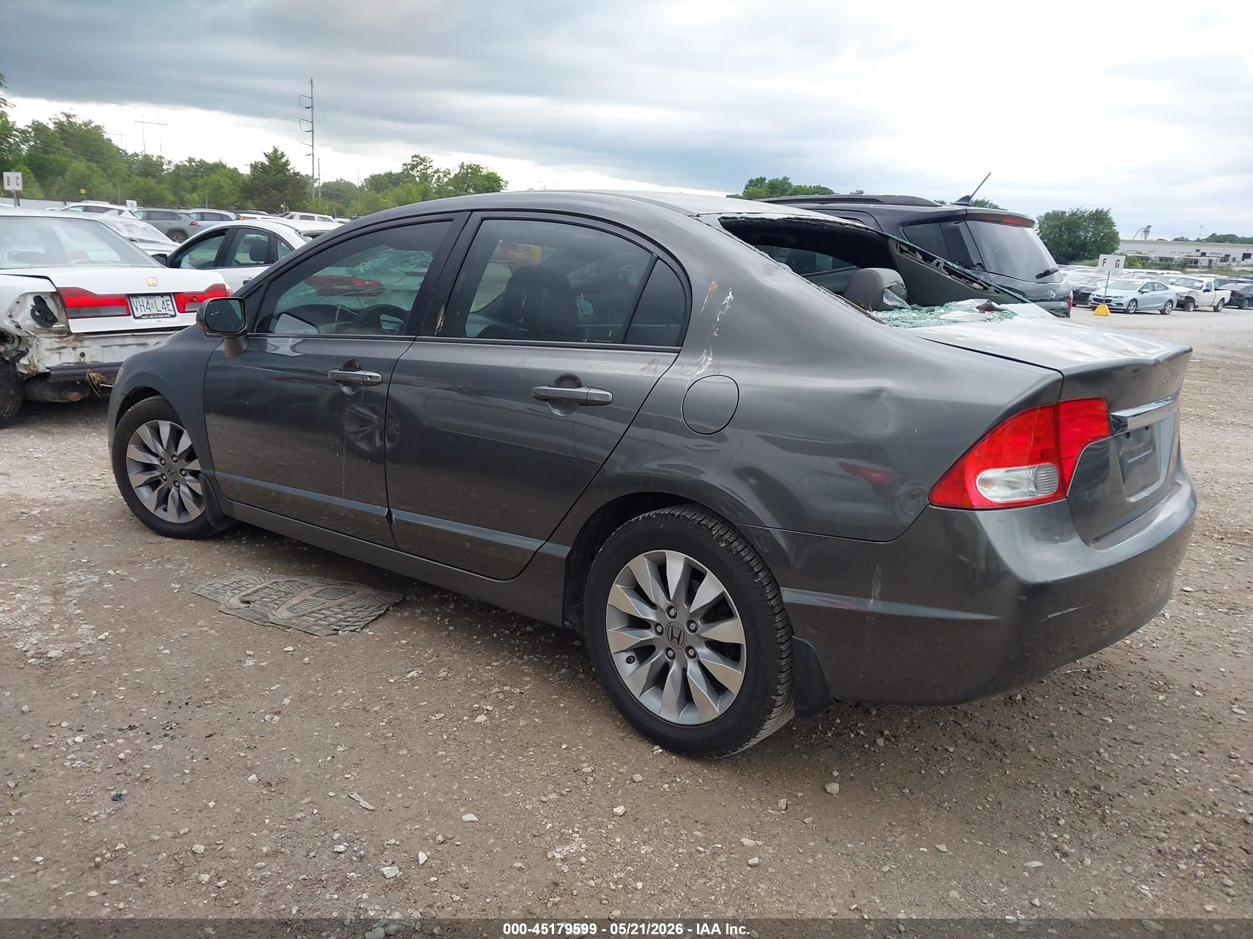 2011 Honda Civic Ex Серый vin: 2HGFA1F89BH501981