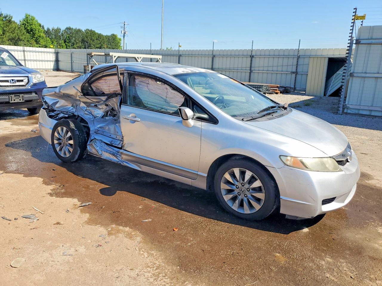 2011 Honda Civic Ex Silver vin: 2HGFA1F89BH521325