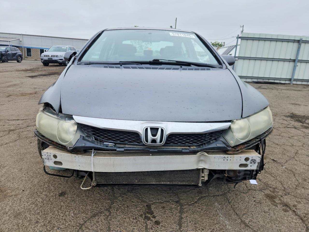 2010 Honda Civic Ex Gray vin: 2HGFA1F8XAH502846