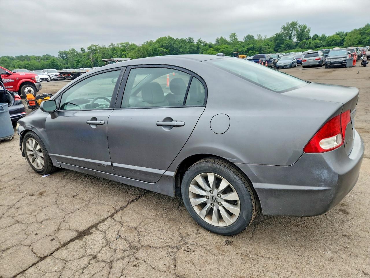 2010 Honda Civic Ex Gray vin: 2HGFA1F8XAH502846