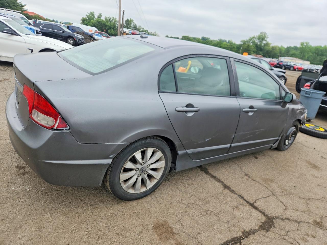 2010 Honda Civic Ex Gray vin: 2HGFA1F8XAH502846