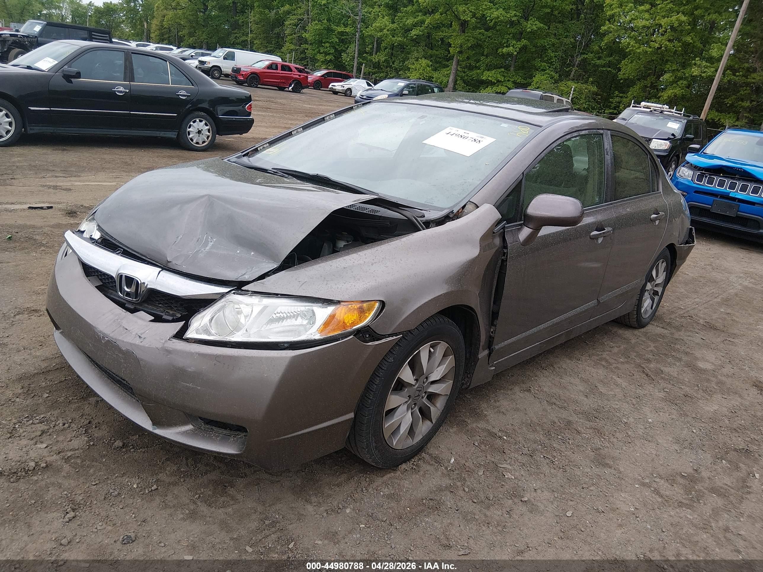 2010 Honda Civic Ex Серый vin: 2HGFA1F8XAH523549