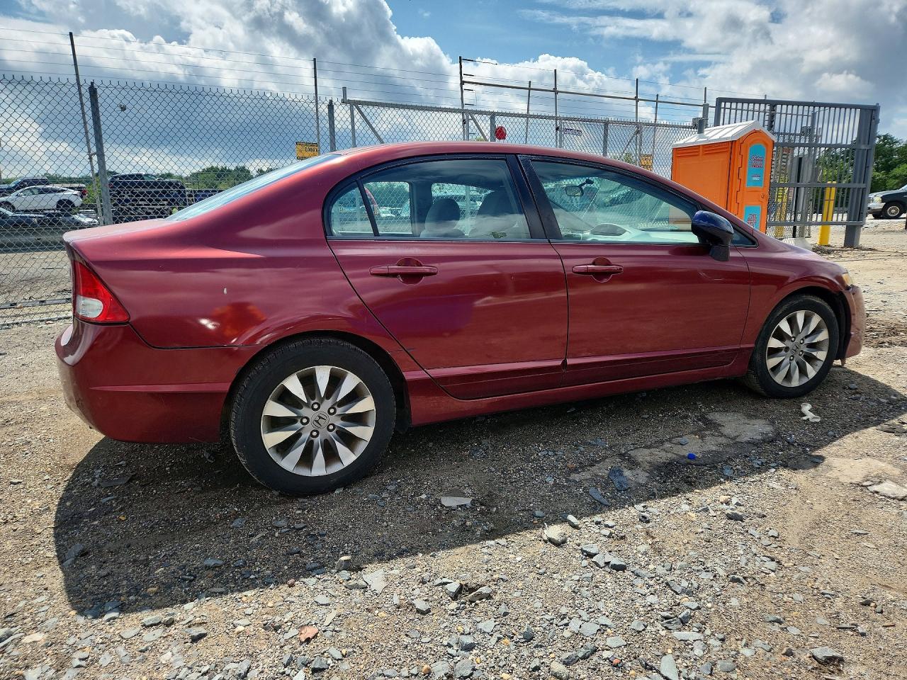 2010 Honda Civic Ex Red vin: 2HGFA1F8XAH541307