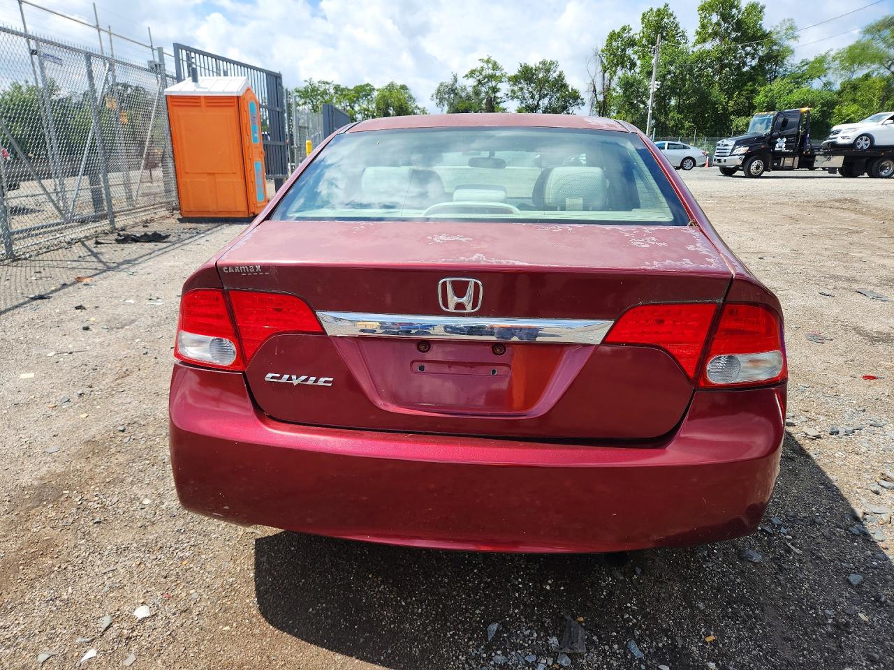 2010 Honda Civic Ex Red vin: 2HGFA1F8XAH541307