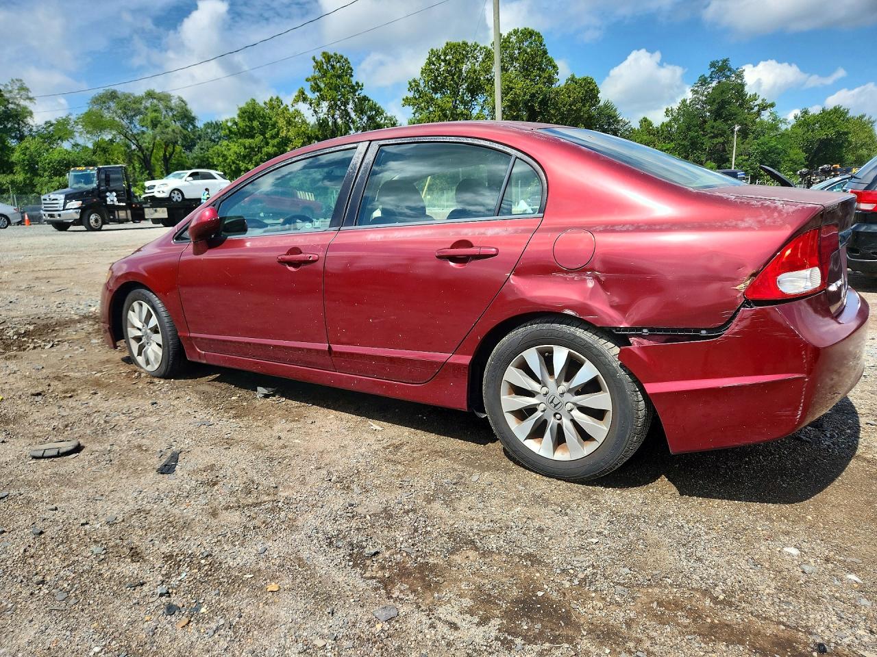 2010 Honda Civic Ex Red vin: 2HGFA1F8XAH541307