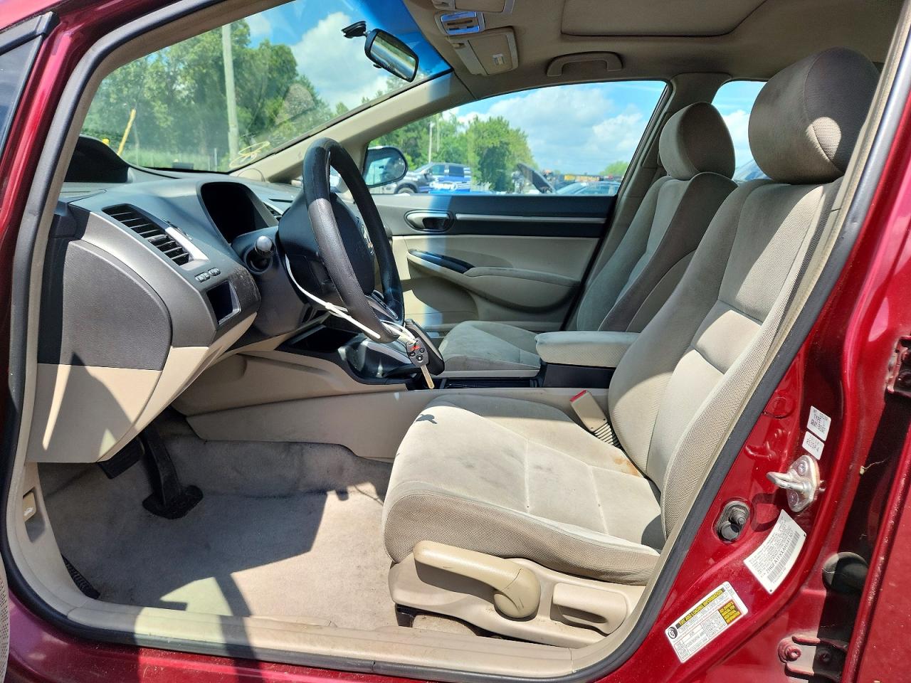 2010 Honda Civic Ex Red vin: 2HGFA1F8XAH541307
