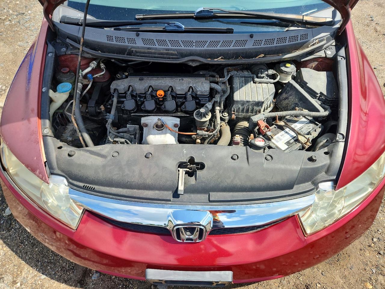 2010 Honda Civic Ex Red vin: 2HGFA1F8XAH541307