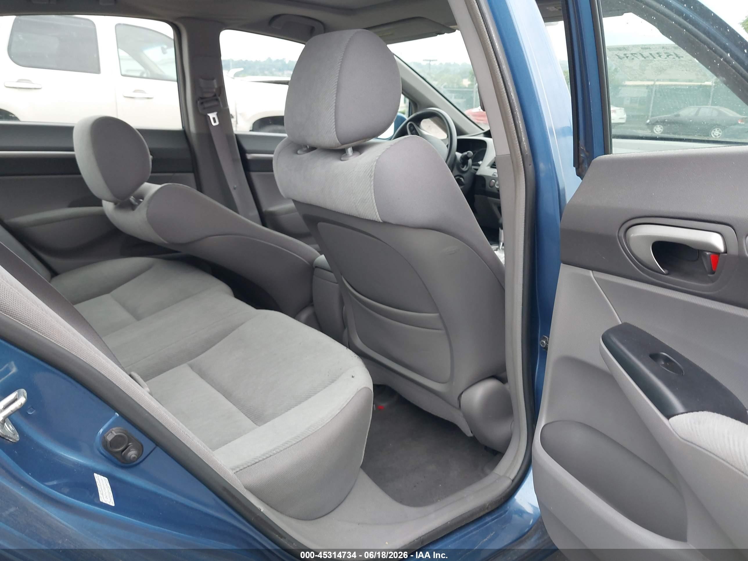 2011 Honda Civic Ex Blue vin: 2HGFA1F8XBH500600