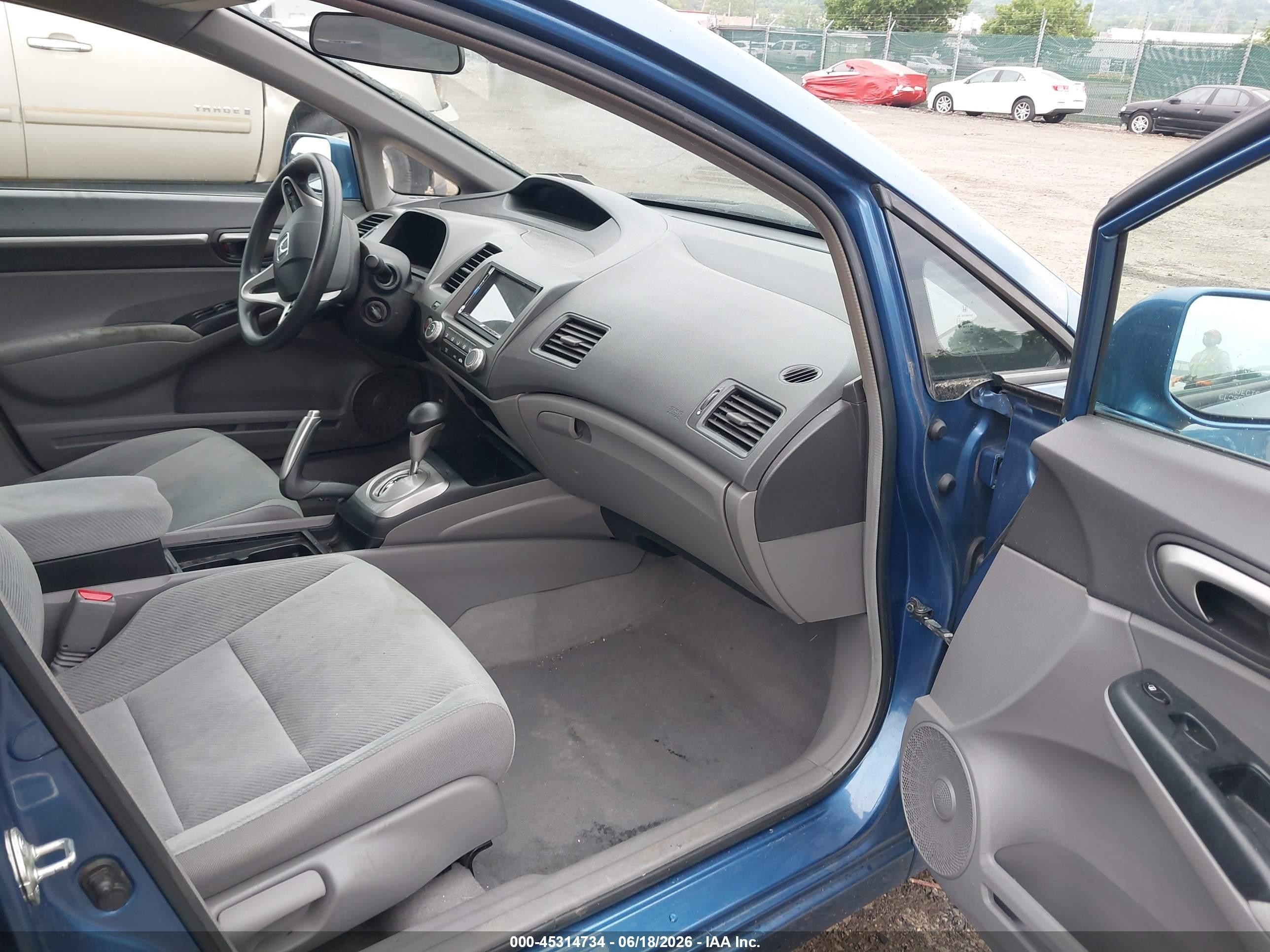 2011 Honda Civic Ex Blue vin: 2HGFA1F8XBH500600