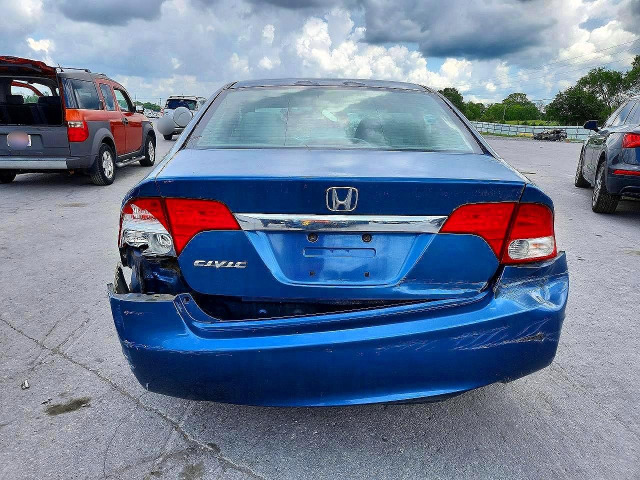 2011 Honda Civic Ex Blue vin: 2HGFA1F8XBH500628