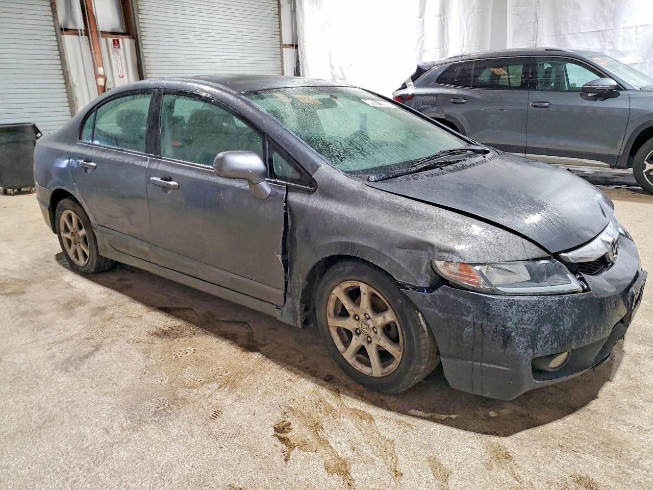 2011 Honda Civic Ex Gray vin: 2HGFA1F8XBH523469