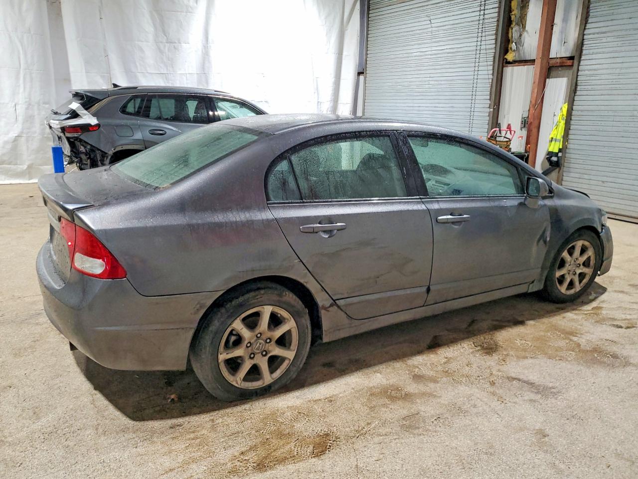 2011 Honda Civic Ex Gray vin: 2HGFA1F8XBH523469