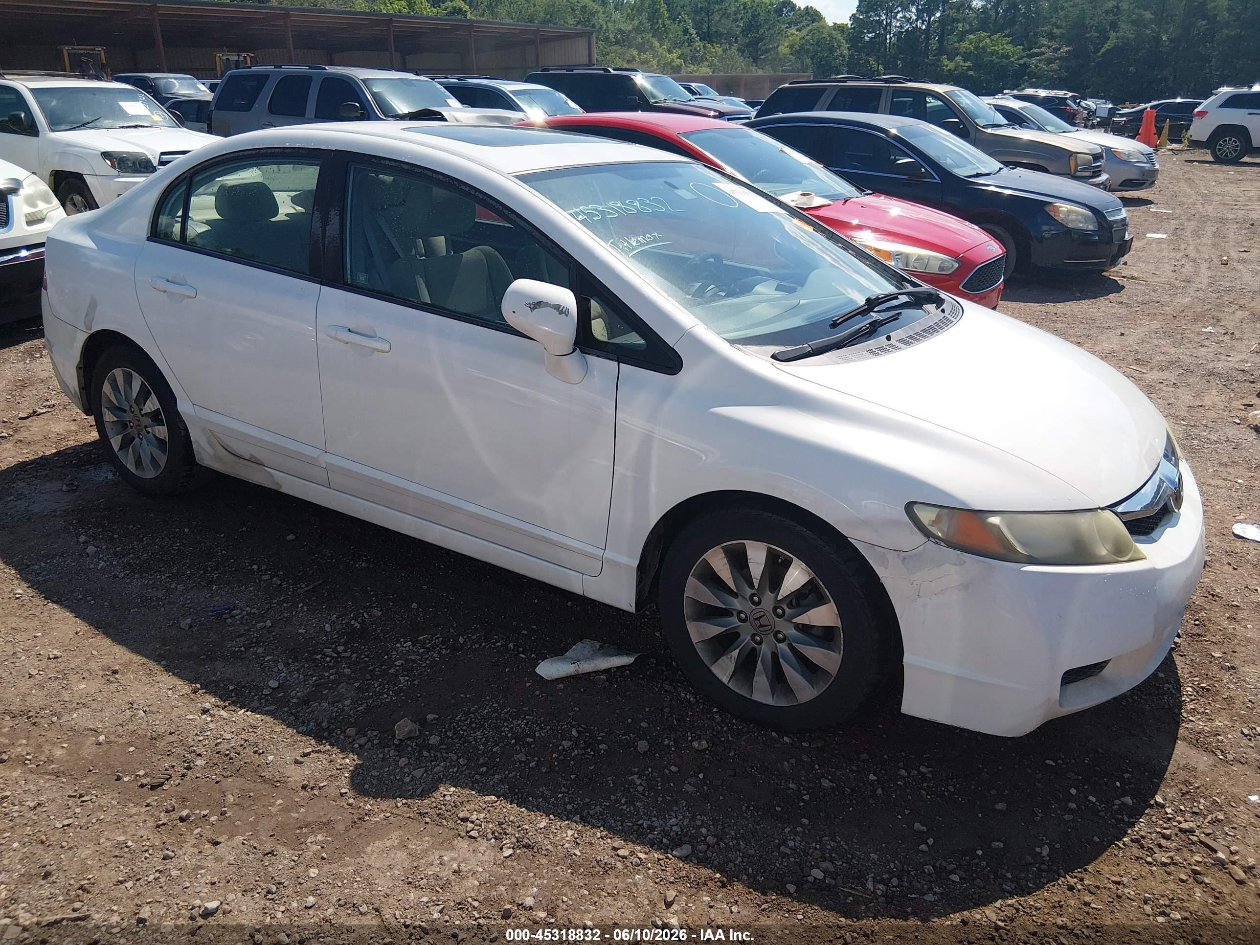 2011 Honda Civic Ex White vin: 2HGFA1F8XBH525755