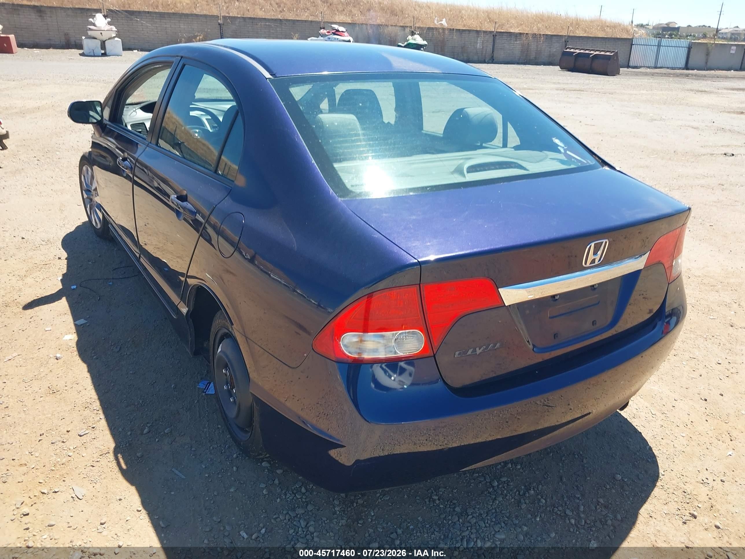 2011 Honda Civic Ex Dark Blue vin: 2HGFA1F8XBH538487