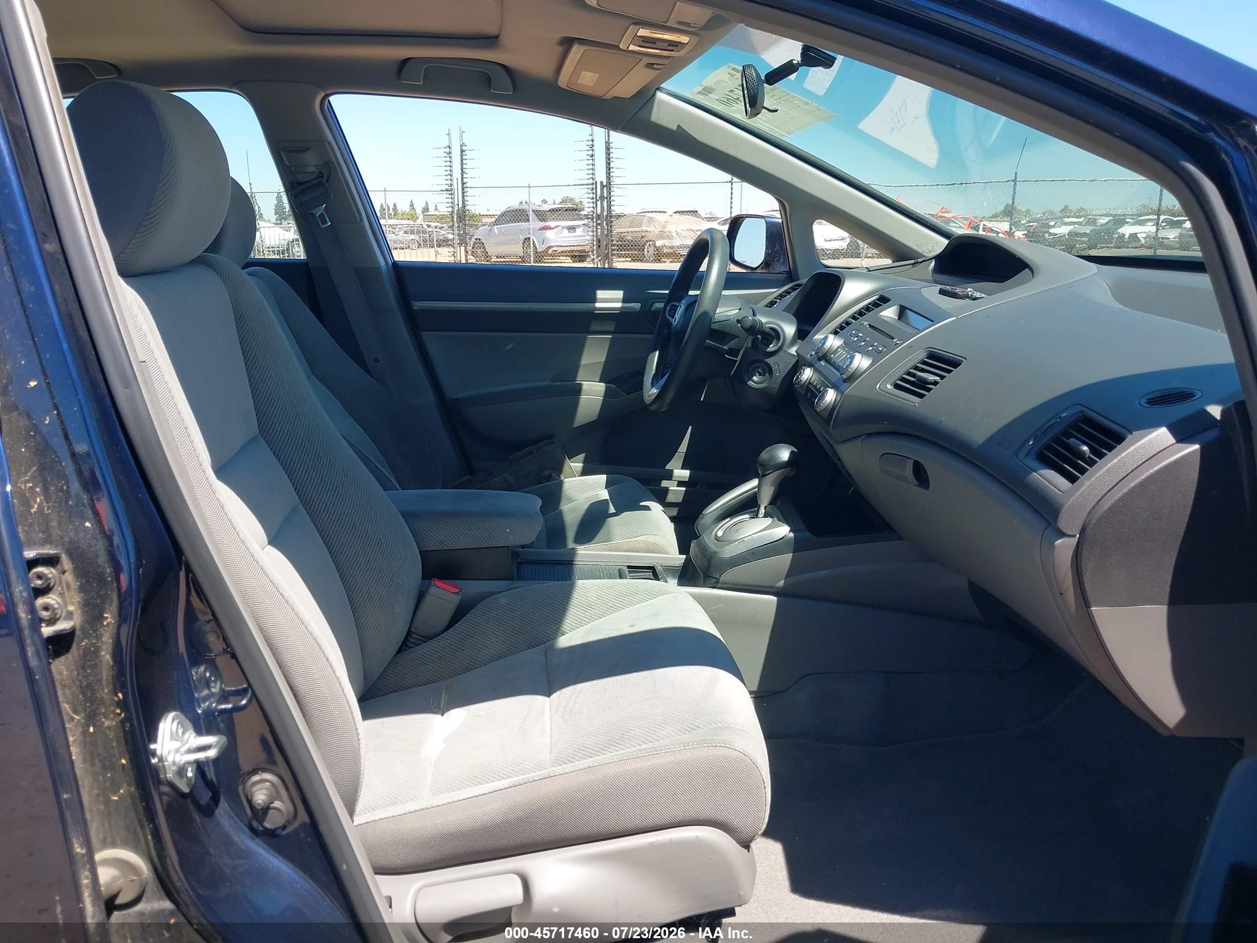 2011 Honda Civic Ex Dark Blue vin: 2HGFA1F8XBH538487