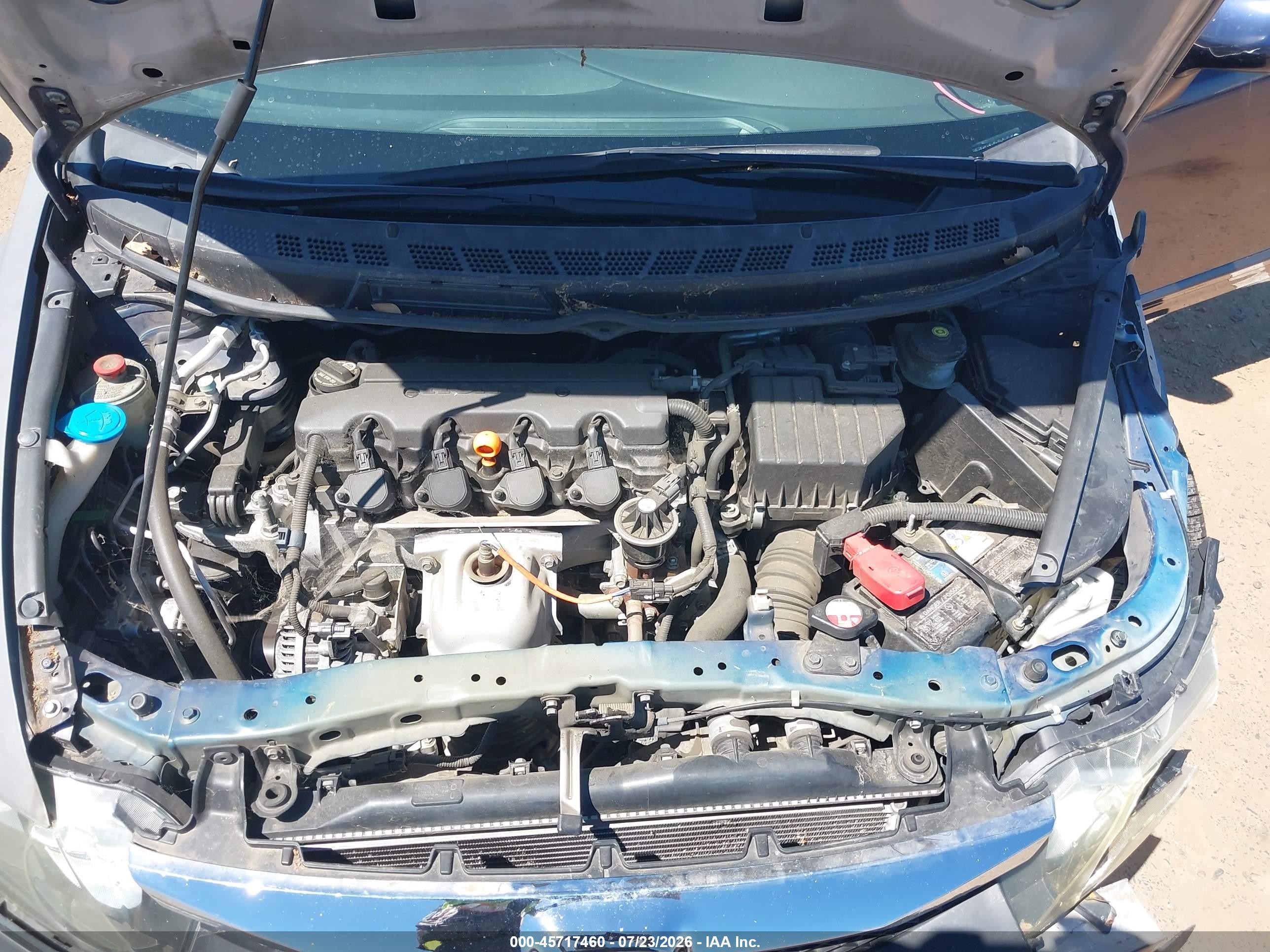 2011 Honda Civic Ex Dark Blue vin: 2HGFA1F8XBH538487