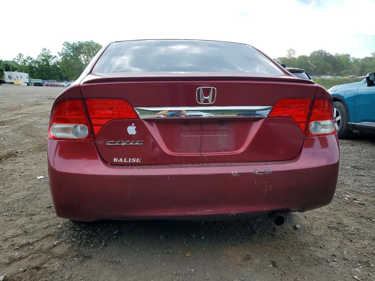 2011 Honda Civic Ex Burgundy vin: 2HGFA1F8XBH544063