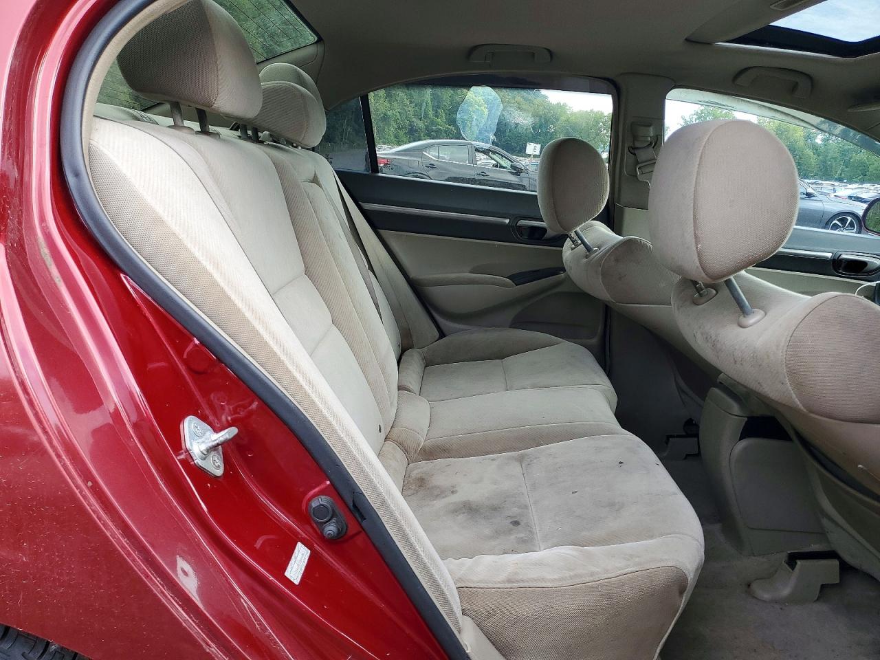 2011 Honda Civic Ex Burgundy vin: 2HGFA1F8XBH544063