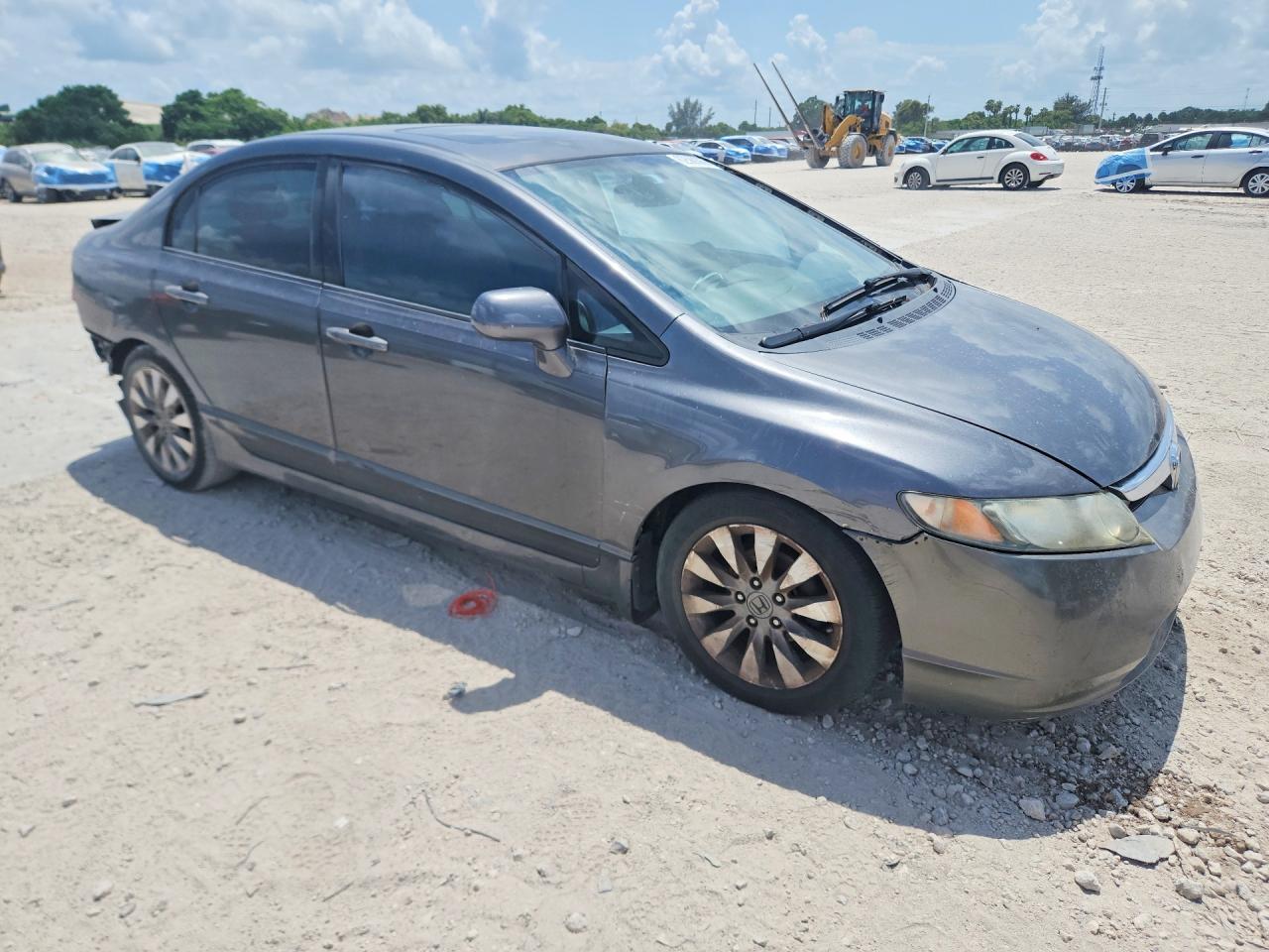 2011 Honda Civic Ex Gray vin: 2HGFA1F8XBH544788