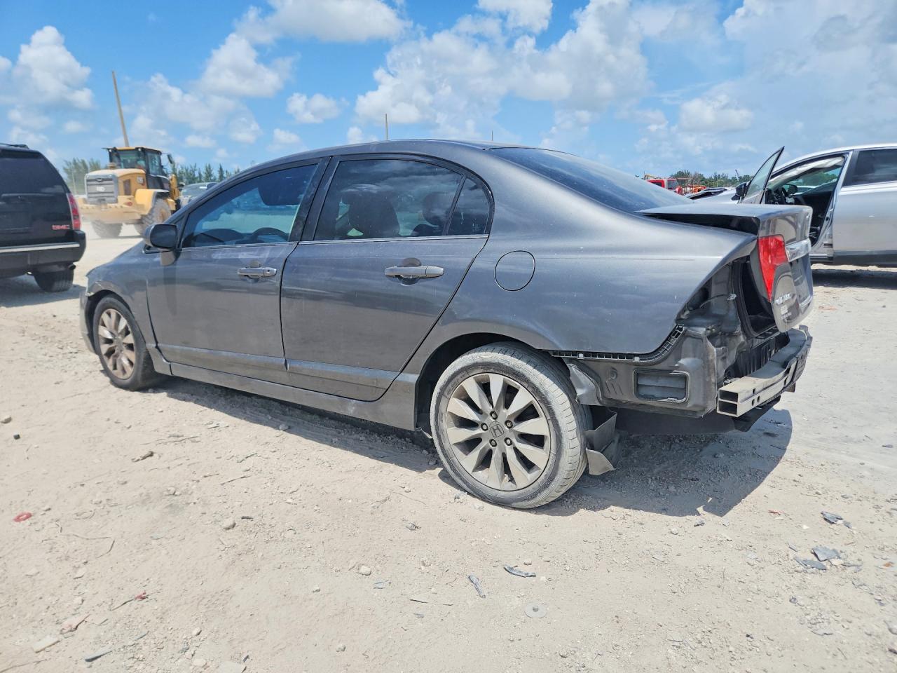 2011 Honda Civic Ex Gray vin: 2HGFA1F8XBH544788
