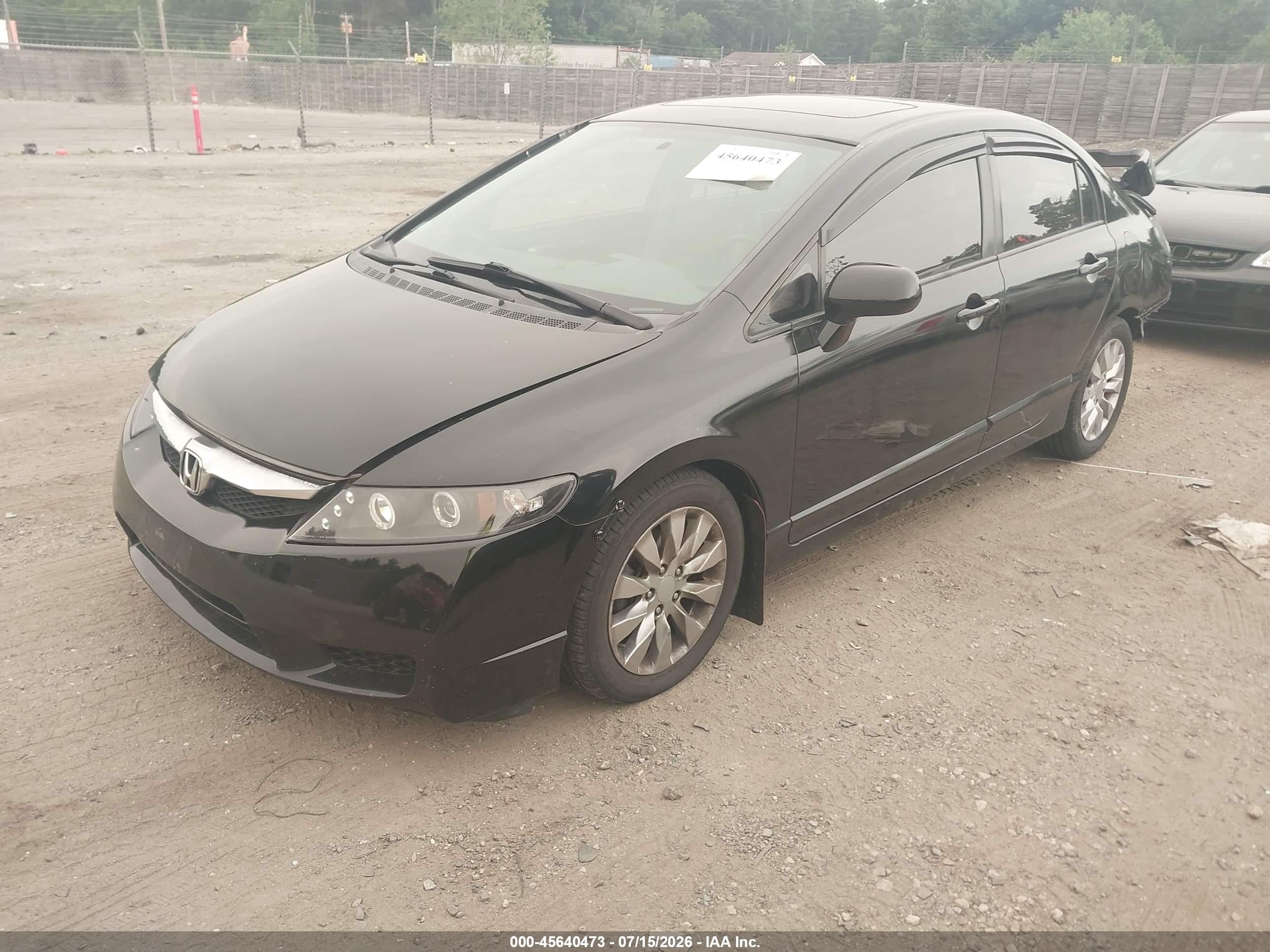 2010 Honda Civic Ex-l Black vin: 2HGFA1F90AH522550
