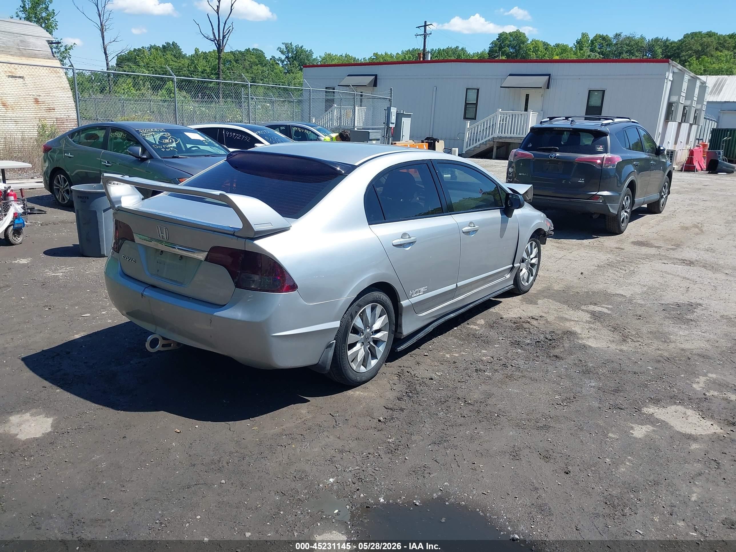 2010 Honda Civic Ex-l Silver vin: 2HGFA1F91AH312085