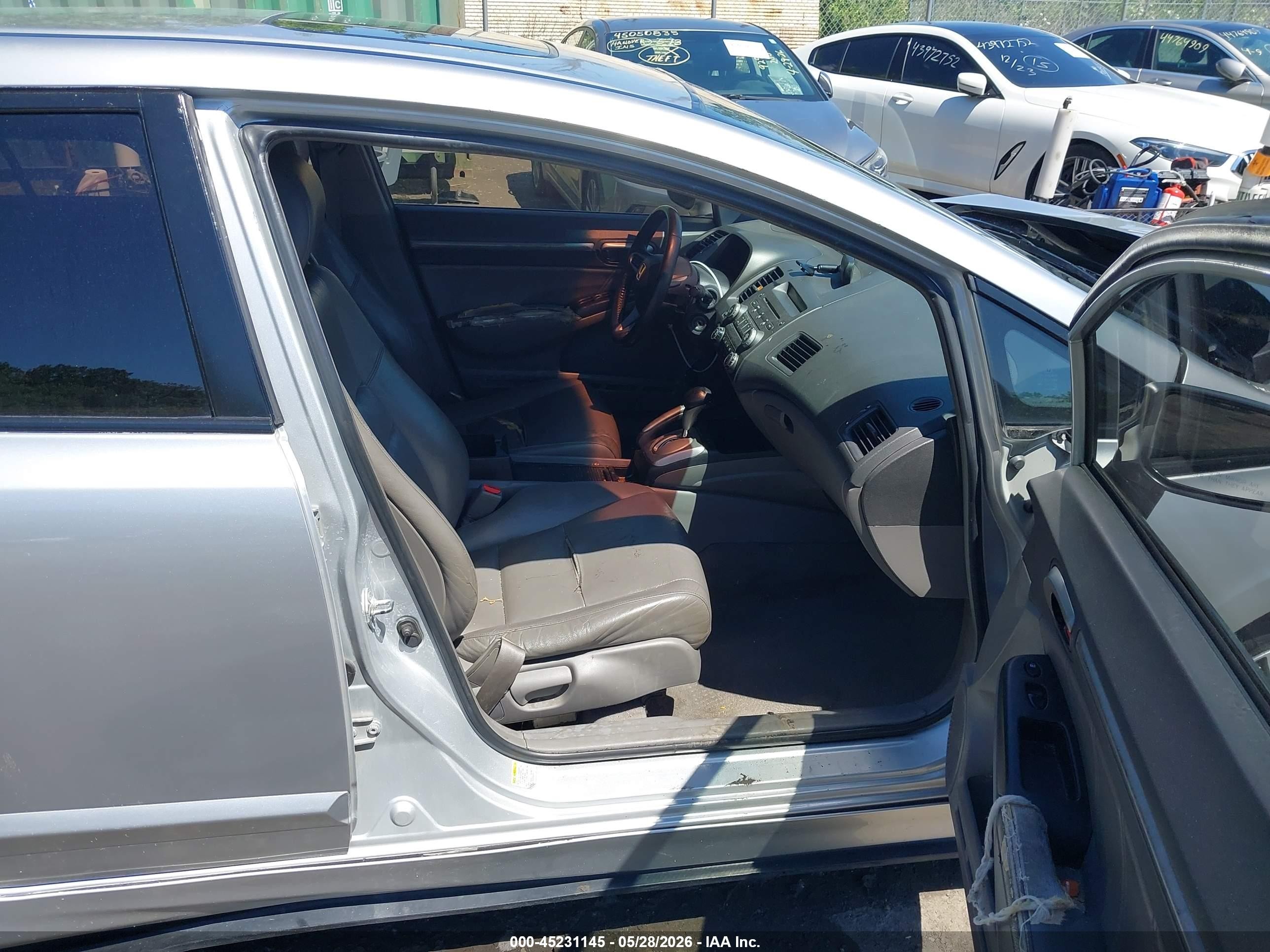 2010 Honda Civic Ex-l Silver vin: 2HGFA1F91AH312085
