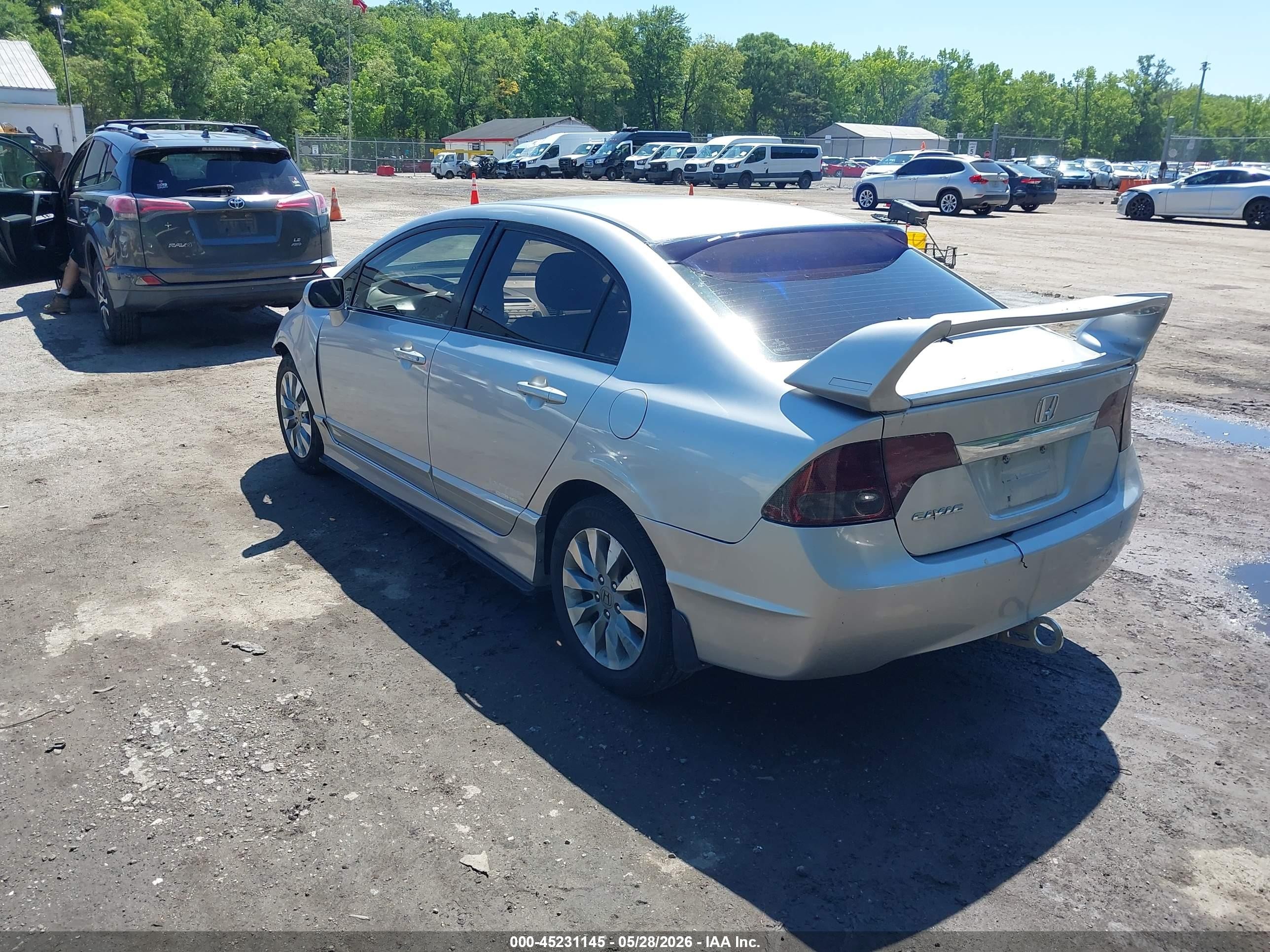 2010 Honda Civic Ex-l Silver vin: 2HGFA1F91AH312085