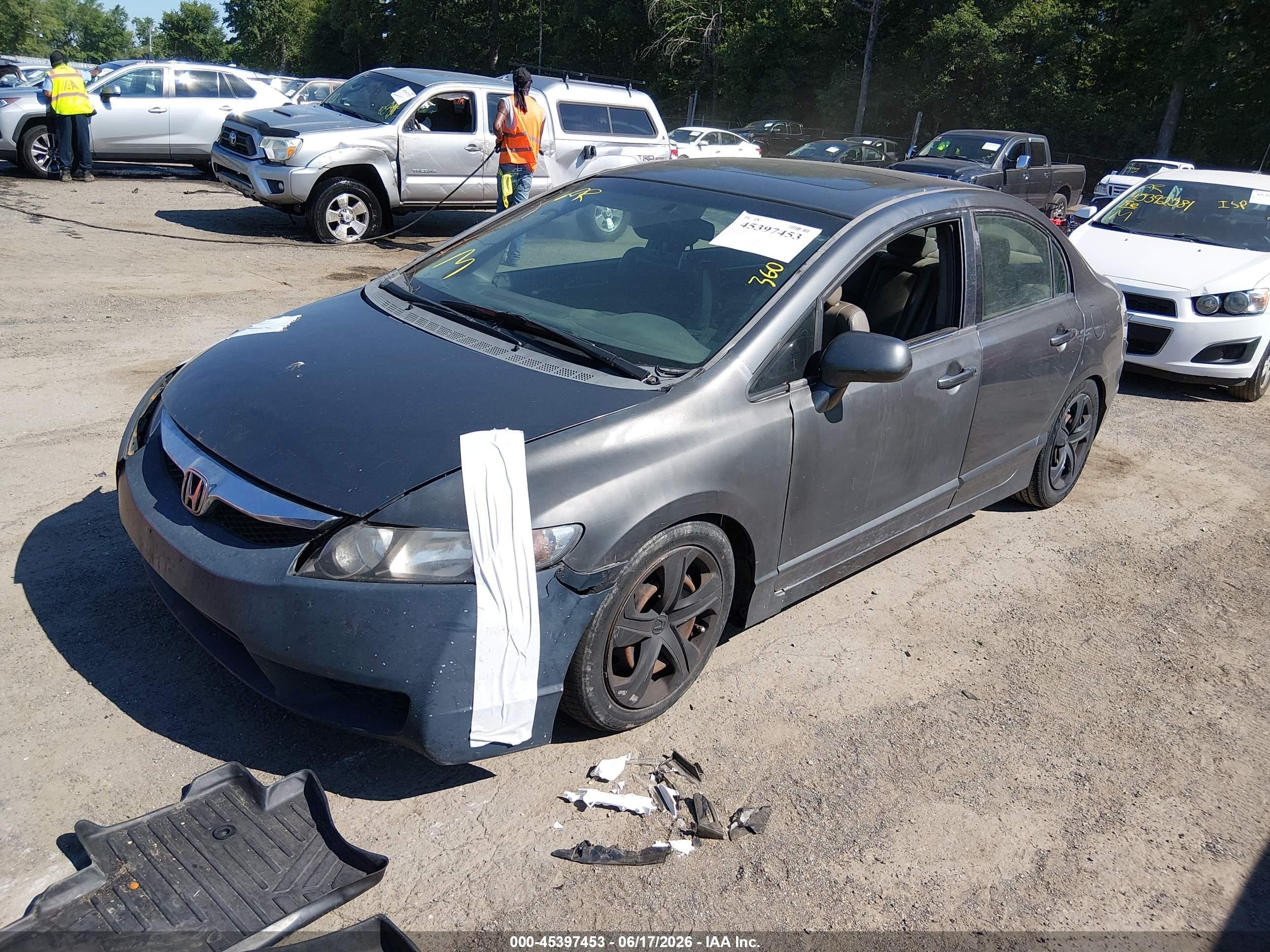2010 Honda Civic Ex-l Gray vin: 2HGFA1F91AH511122