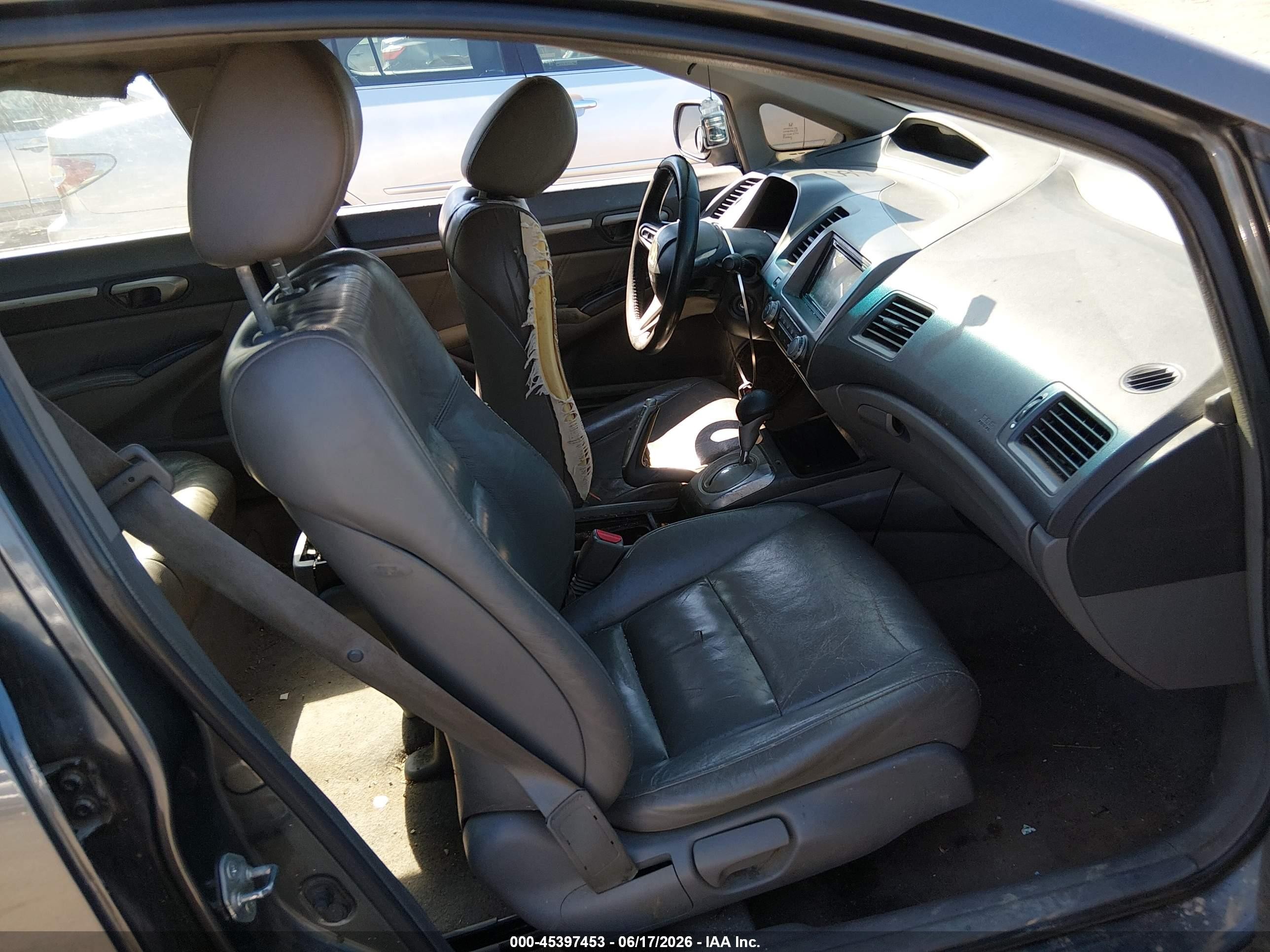2010 Honda Civic Ex-l Gray vin: 2HGFA1F91AH511122