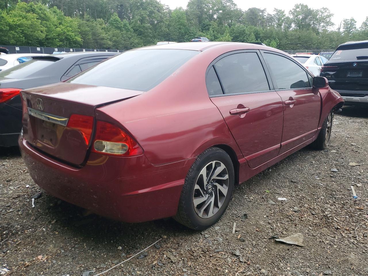 2010 Honda Civic Exl Red vin: 2HGFA1F92AH502946