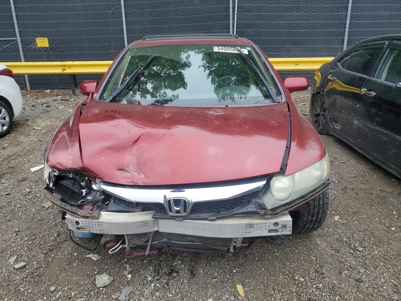 2010 Honda Civic Exl Red vin: 2HGFA1F92AH502946